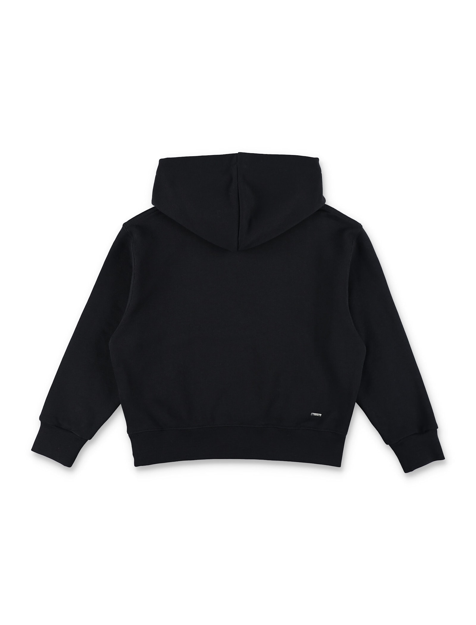 Amiri Kids Black Logo Hoodie In Black
