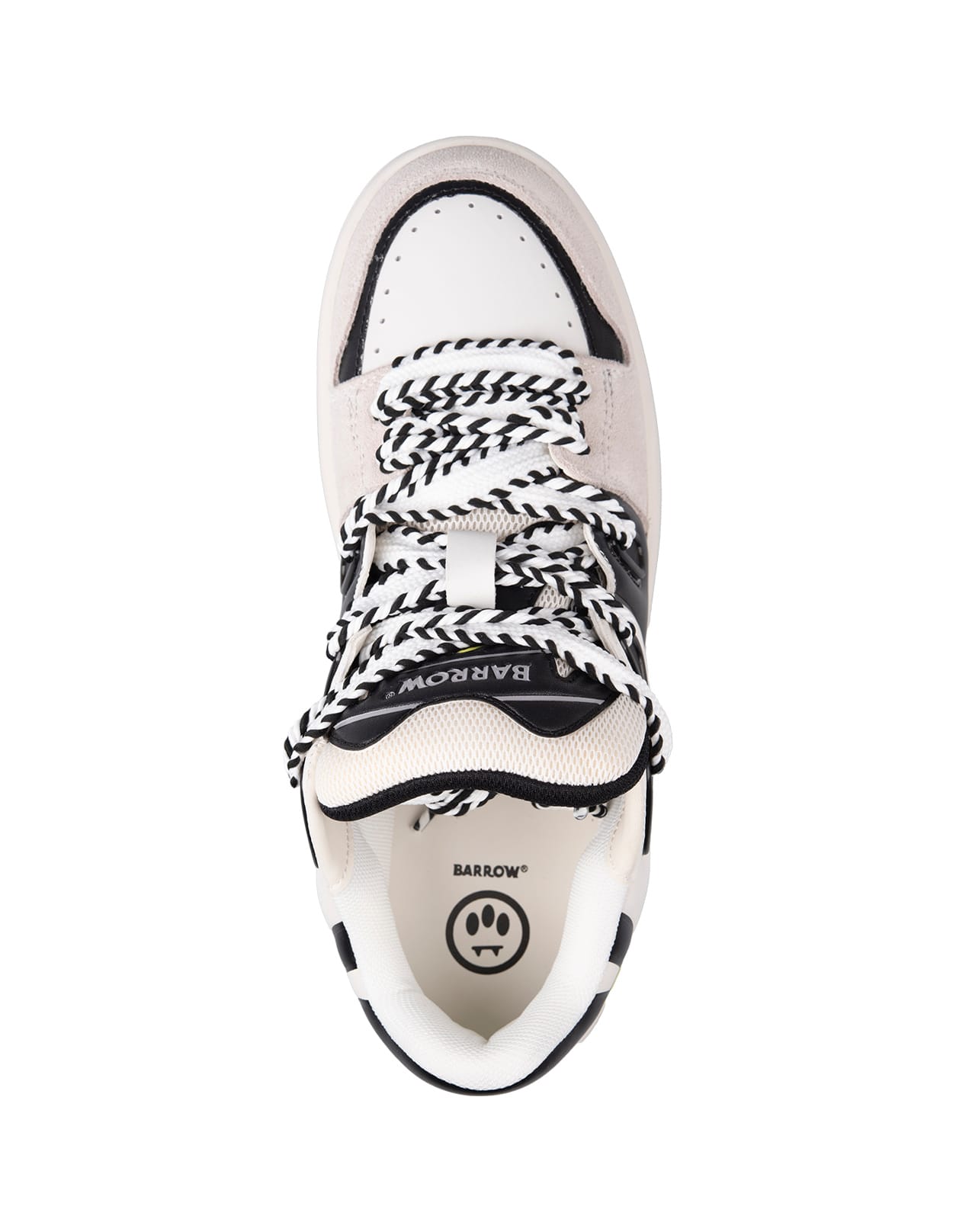 BARROW WHITE AND BLACK OLLIE SNEAKERS 