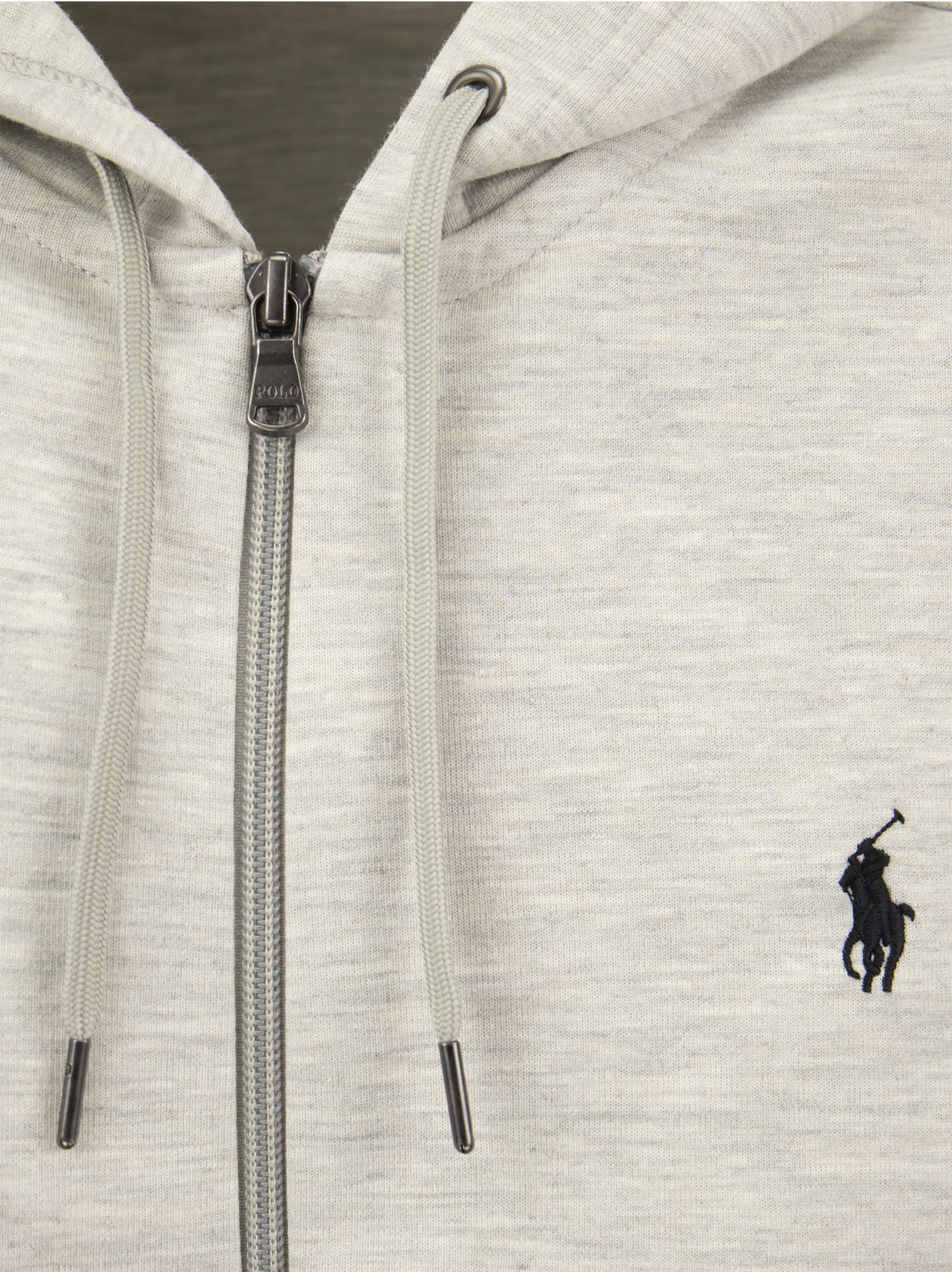POLO RALPH LAUREN DOUBLE KNIT HOODIE SWEATSHIRT 