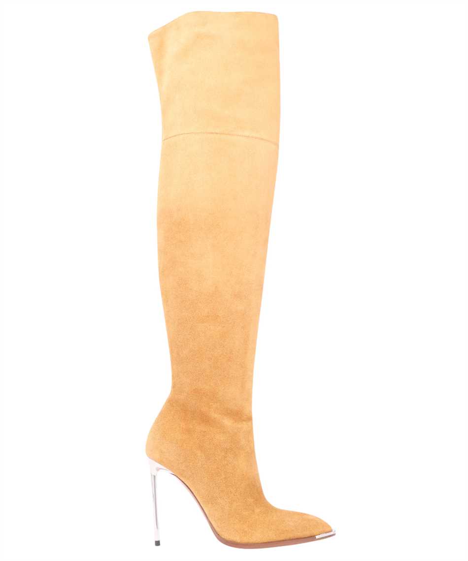 Stretch Suede Over The Knee Boots