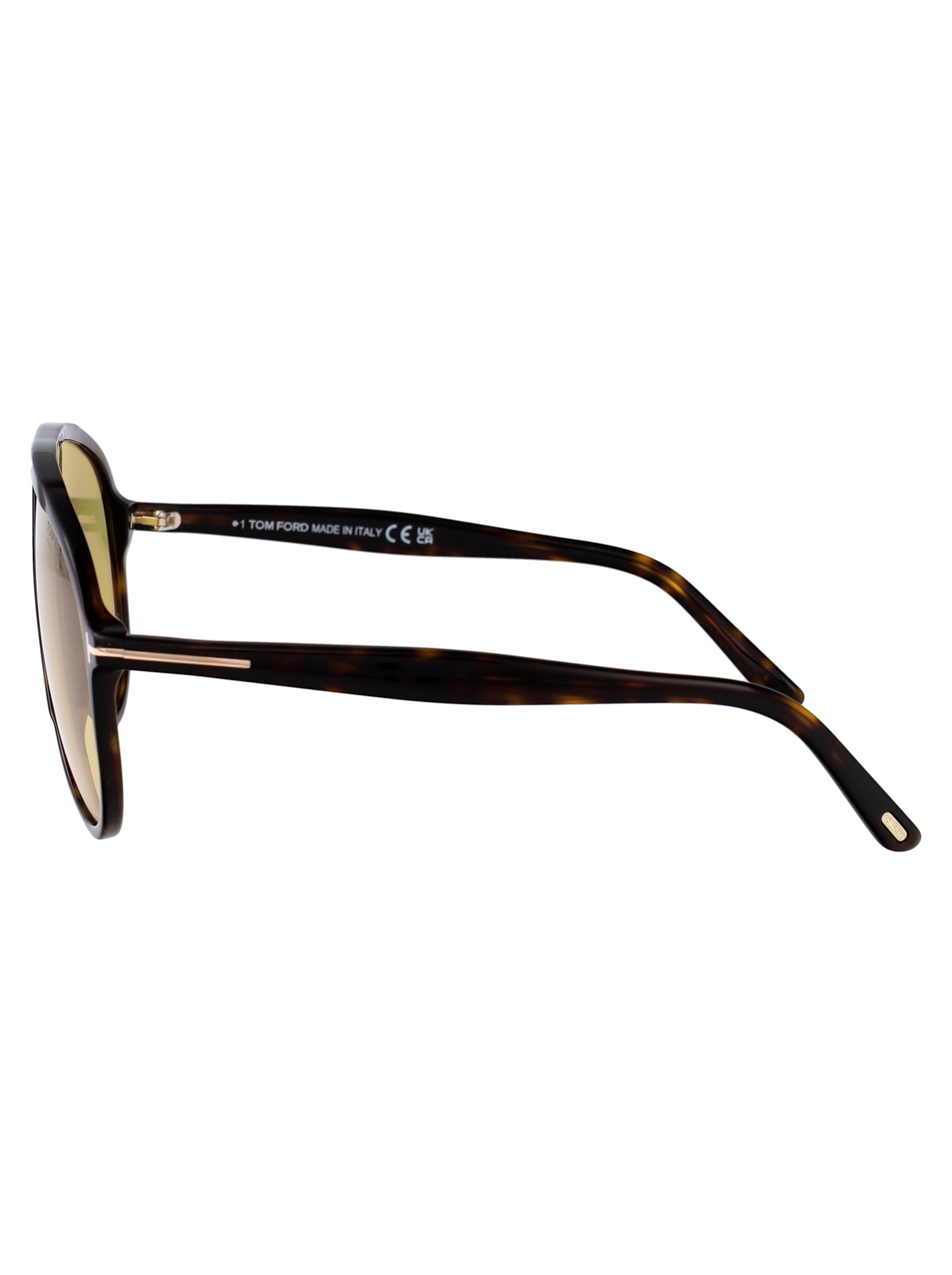 Tom Ford Eyewear Oversized Pilot Frame Sunglasses