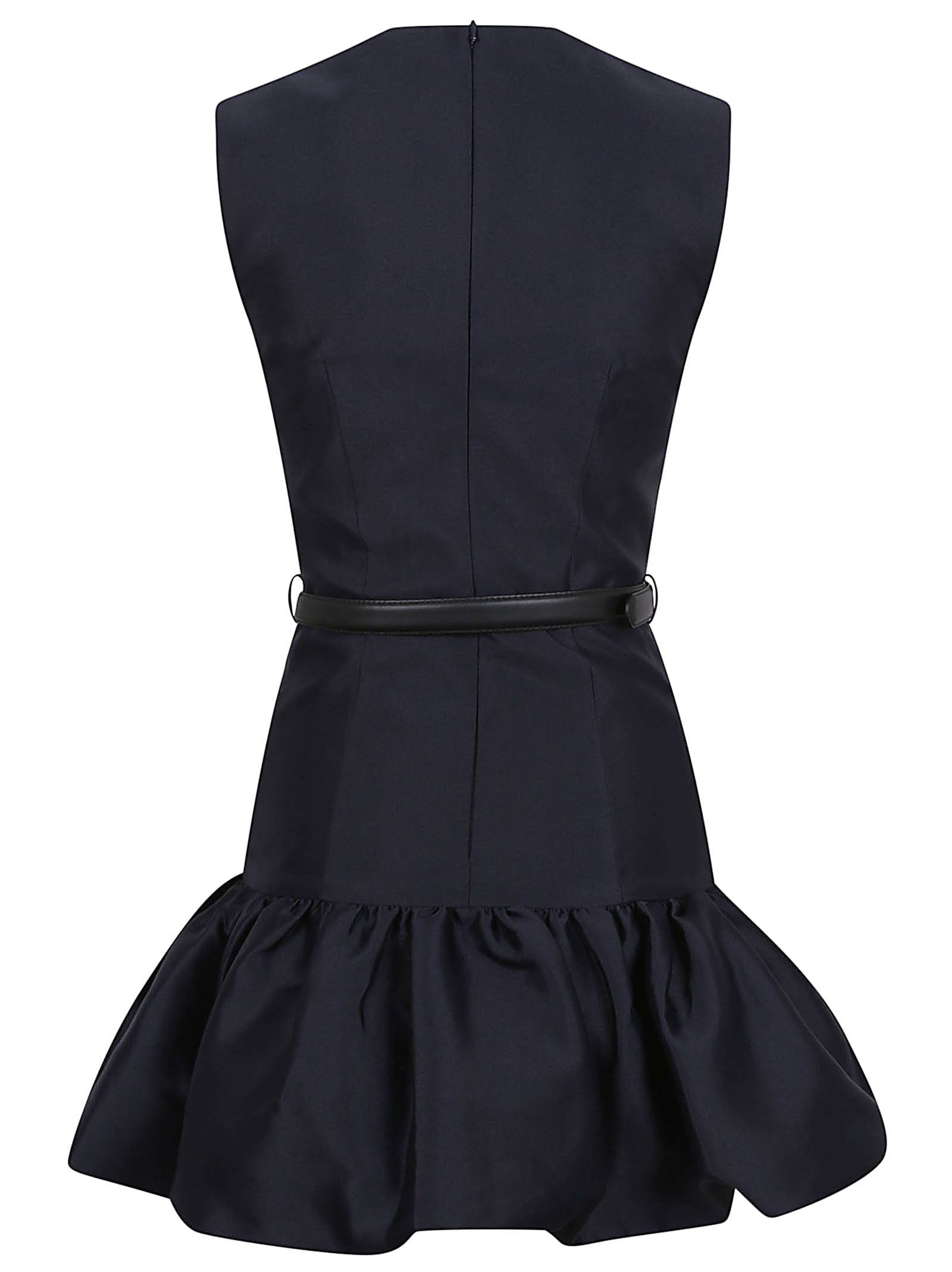 Self-portrait Taffeta Mini Dress With Puffed Skirt In Gold