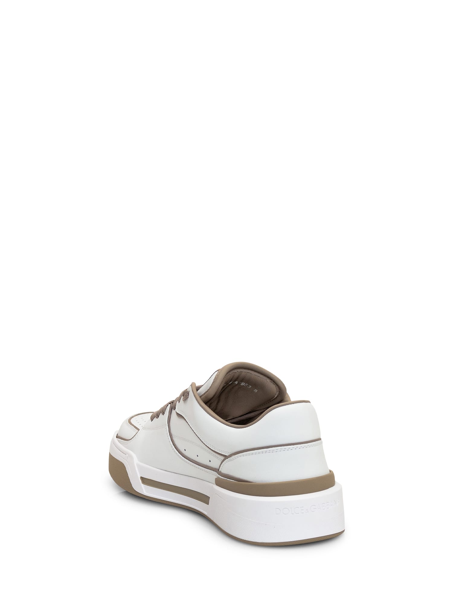 Shop Dolce & Gabbana New Roma Sneaker In White