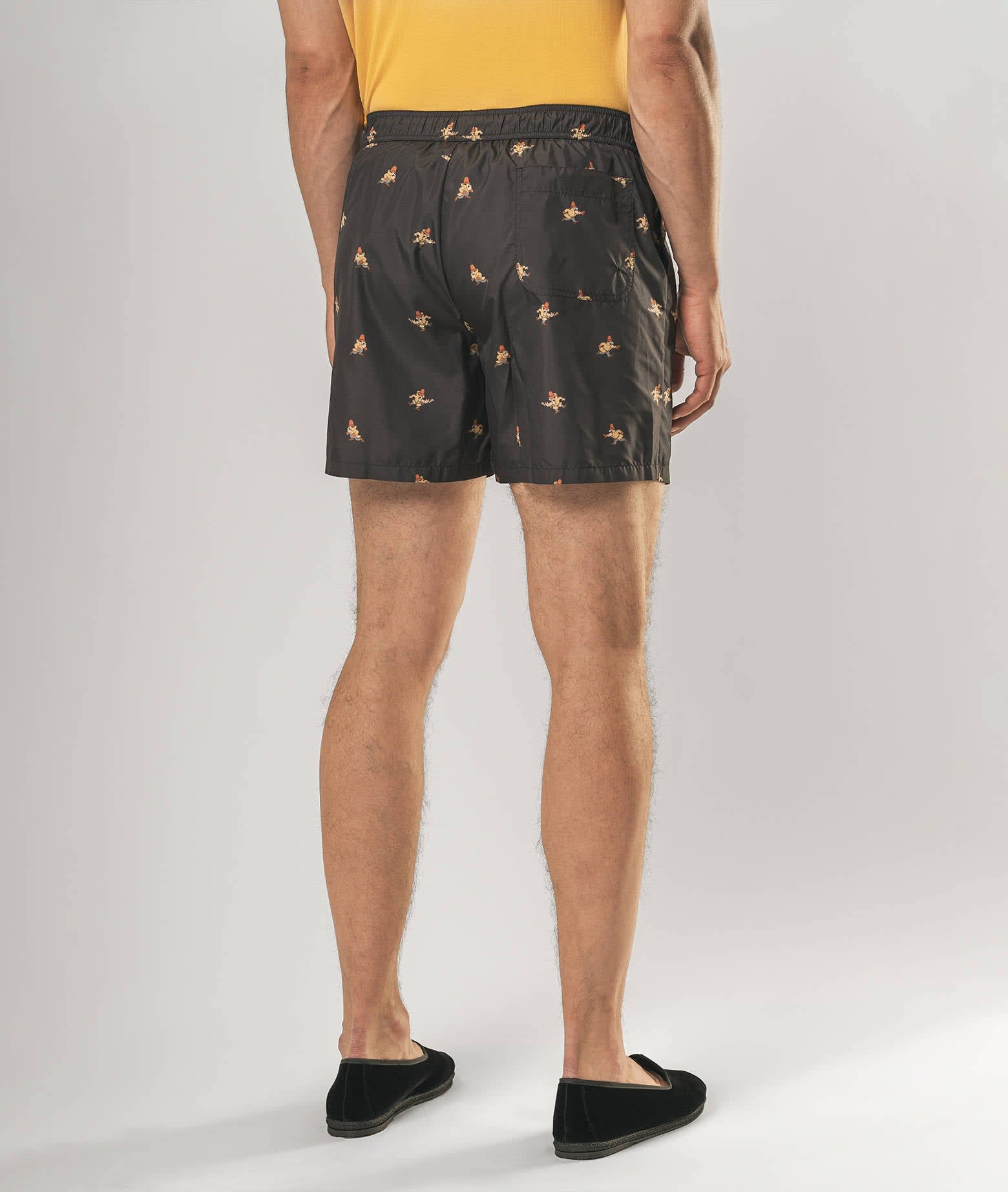 Larusmiani Swim Suit Inspector Clouseau Swimming Trunks In Black