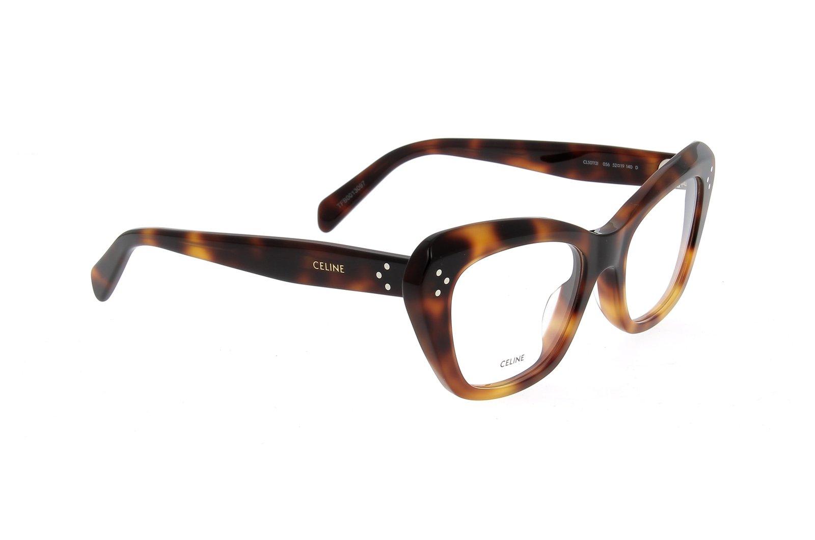 Shop Celine Cat-eye Glasses In 056