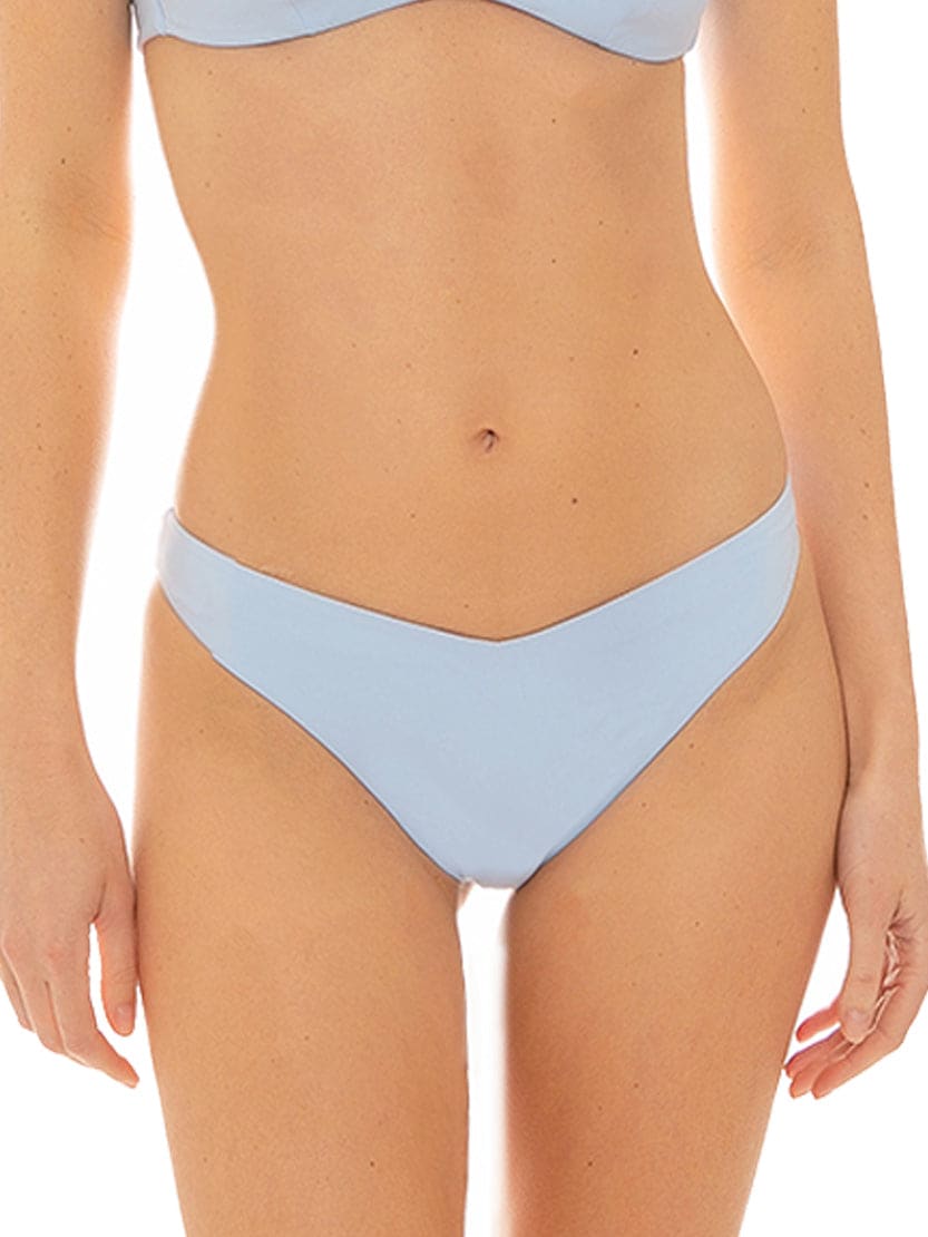 Mc2 Saint Barth Double Face Cheeky Swim Briefs In Blue
