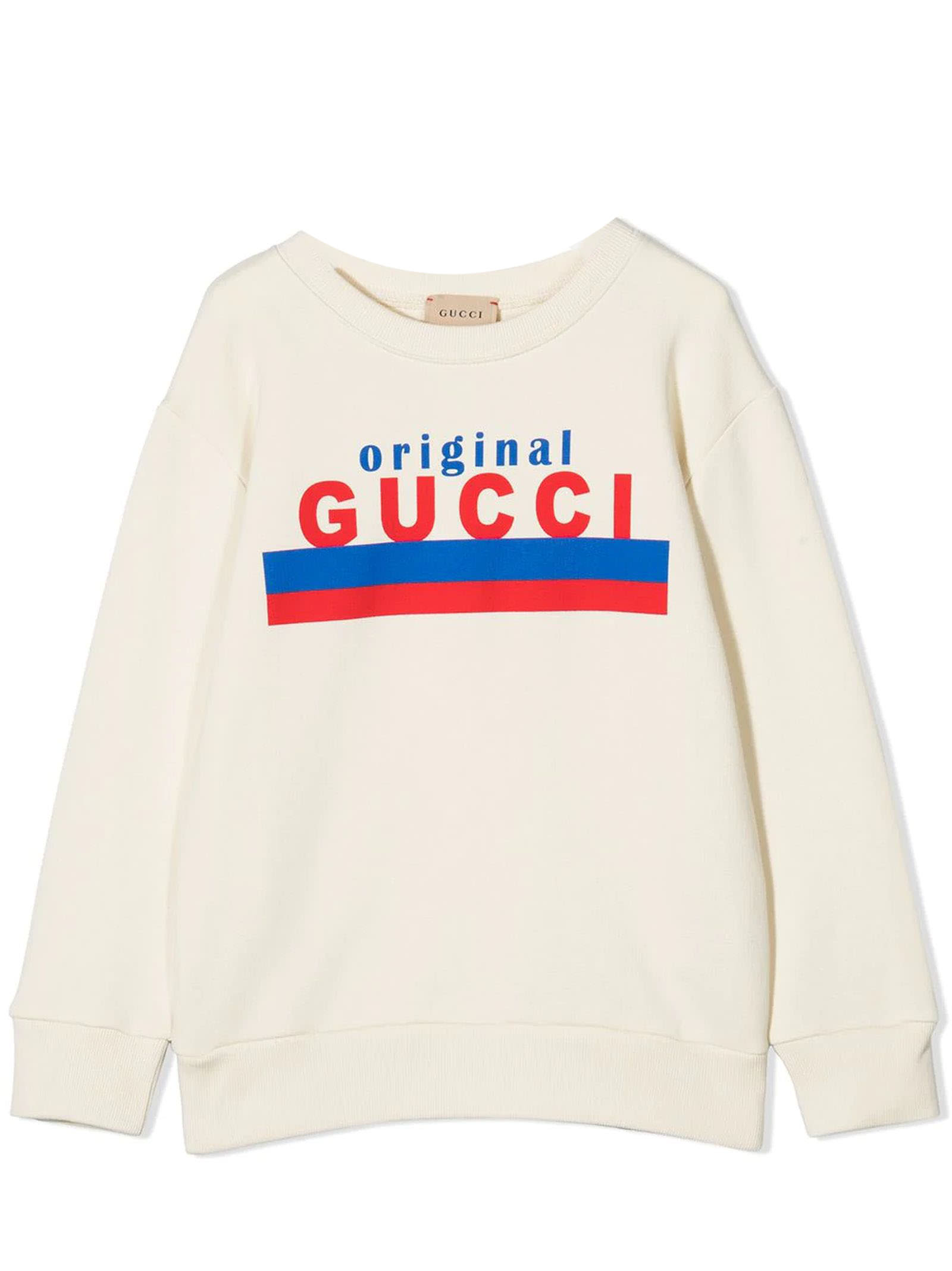 Gucci Ecru Cotton Sweatshirt