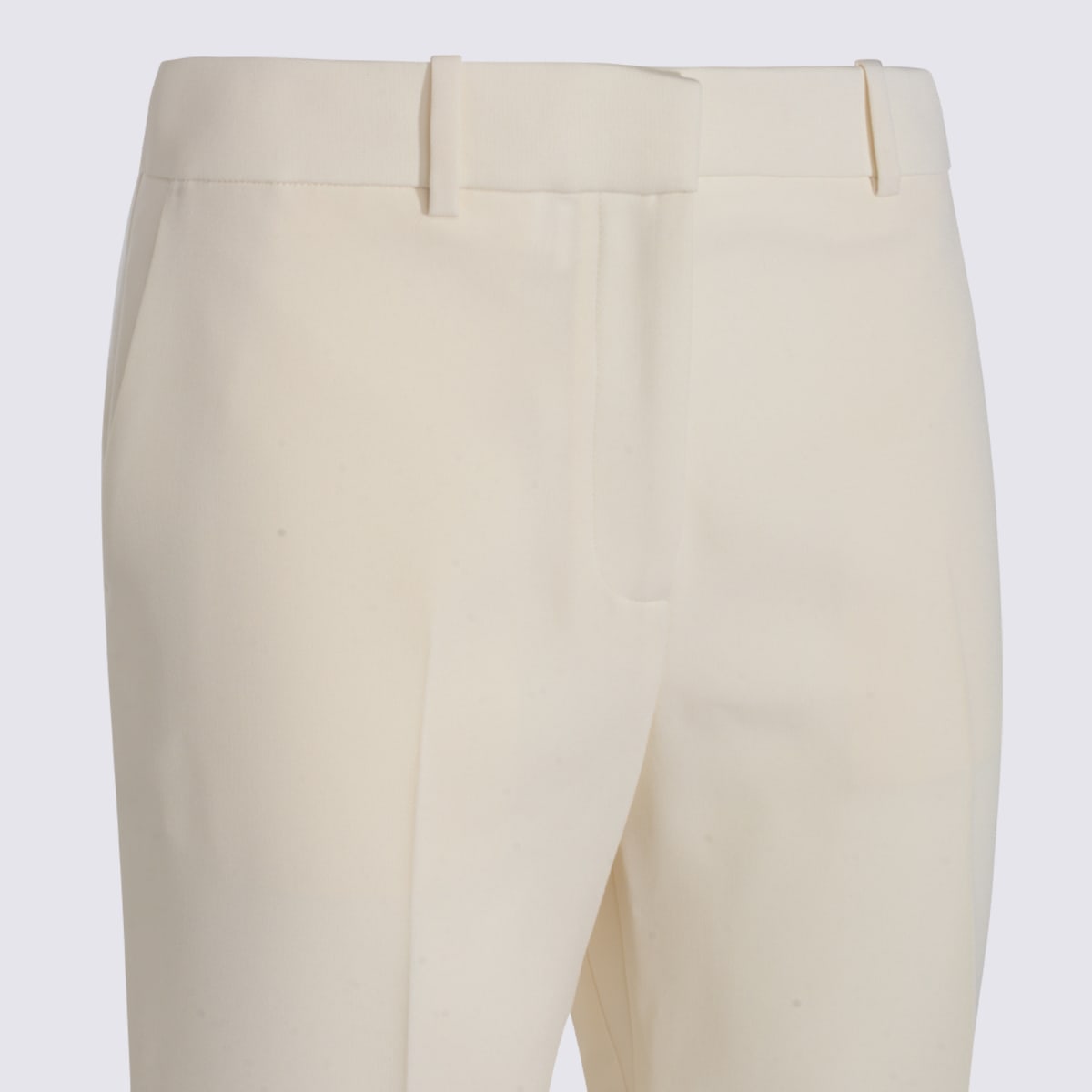 Tory Burch Pantaloni French Cream In White