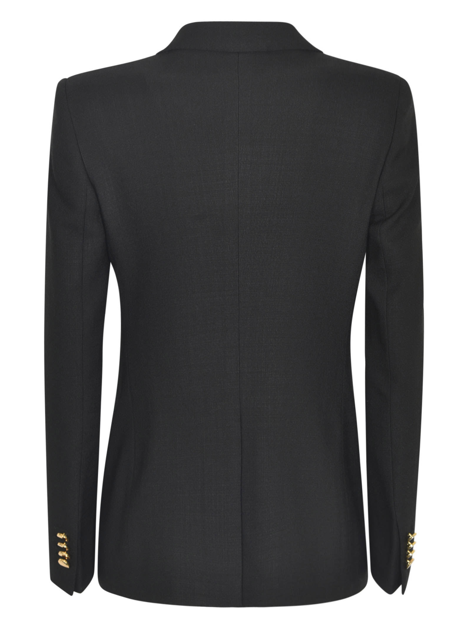 Shop Tagliatore Double-breasted Fitted Blazer In Black