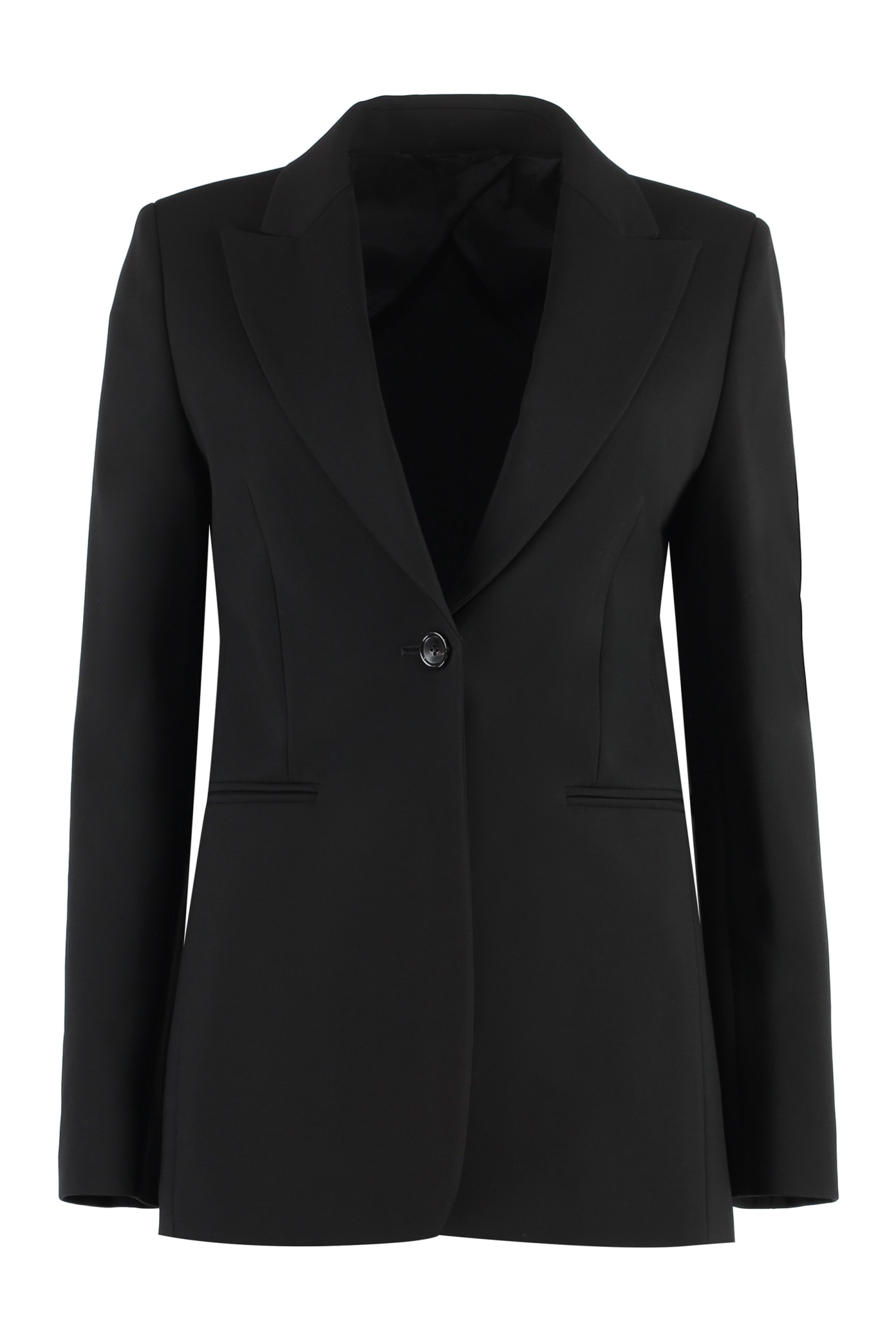 MAX MARA CIRCEO SINGLE-BREASTED ONE BUTTON JACKET