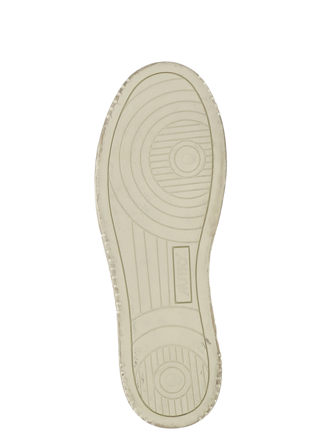 Autry Supvint Lowleat Suede Lizard Silv Sneaker In Neutral