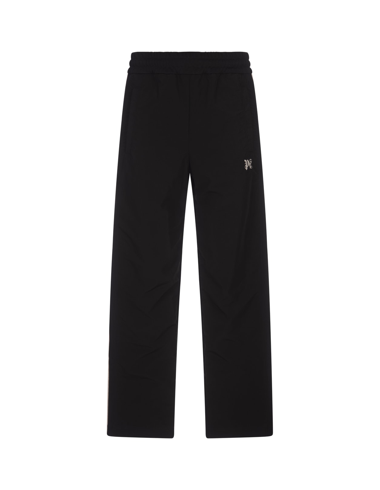 Black Straight Leg Joggers With Pa Monogram