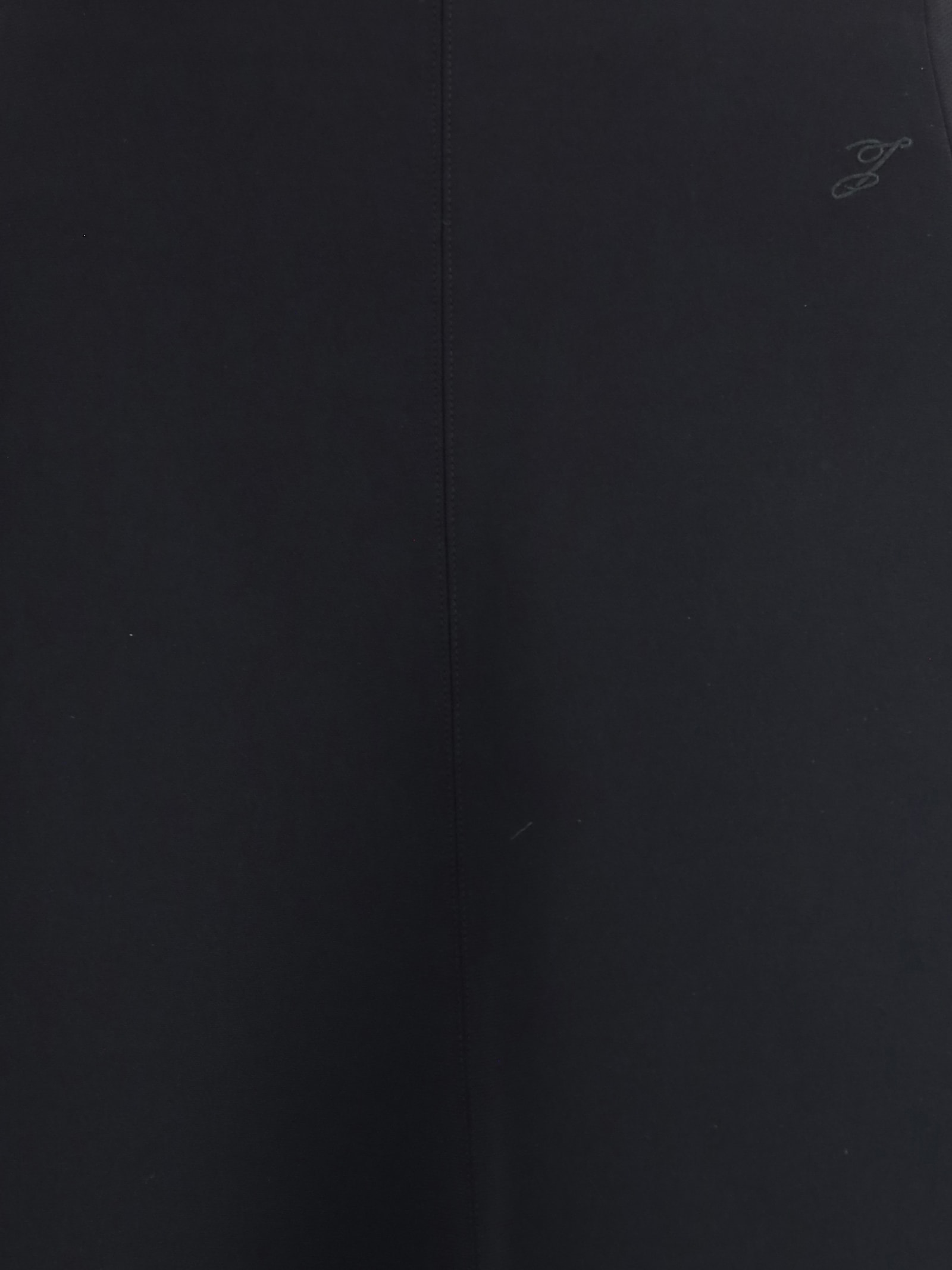 Jacquemus Flared Maxi Skirt In Black