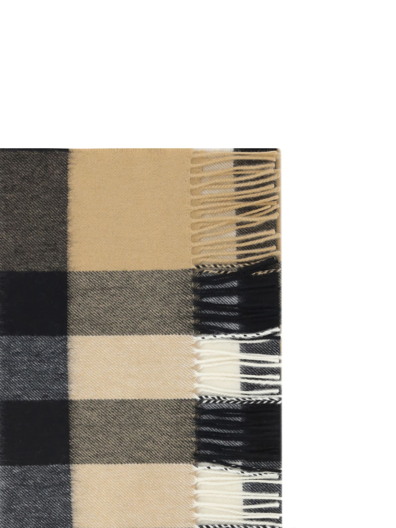 Shop Burberry Scarf In Archive Beige