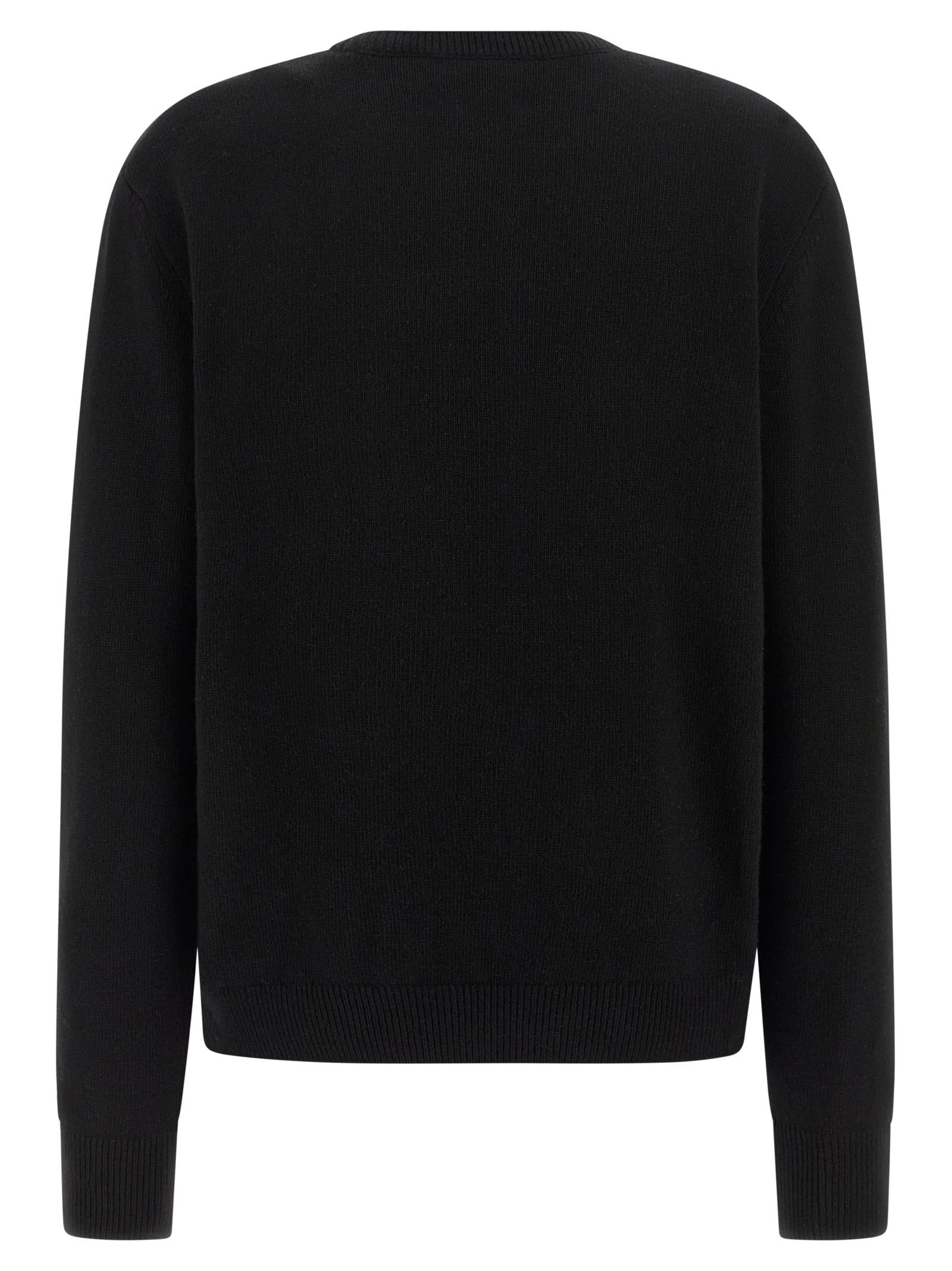Mc2 Saint Barth New Queen-vacanze Di Natale Sweater Limited Ed. In Black