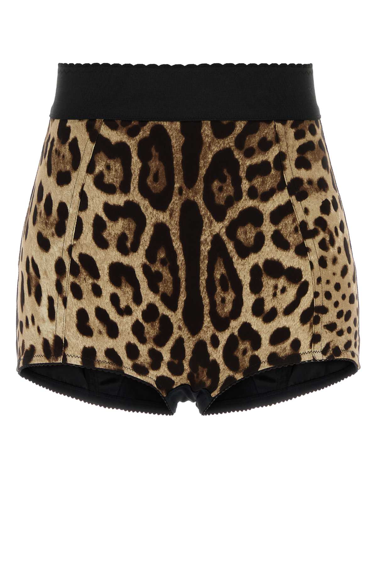Dolce & Gabbana Printed Stretch Silk Shorts
