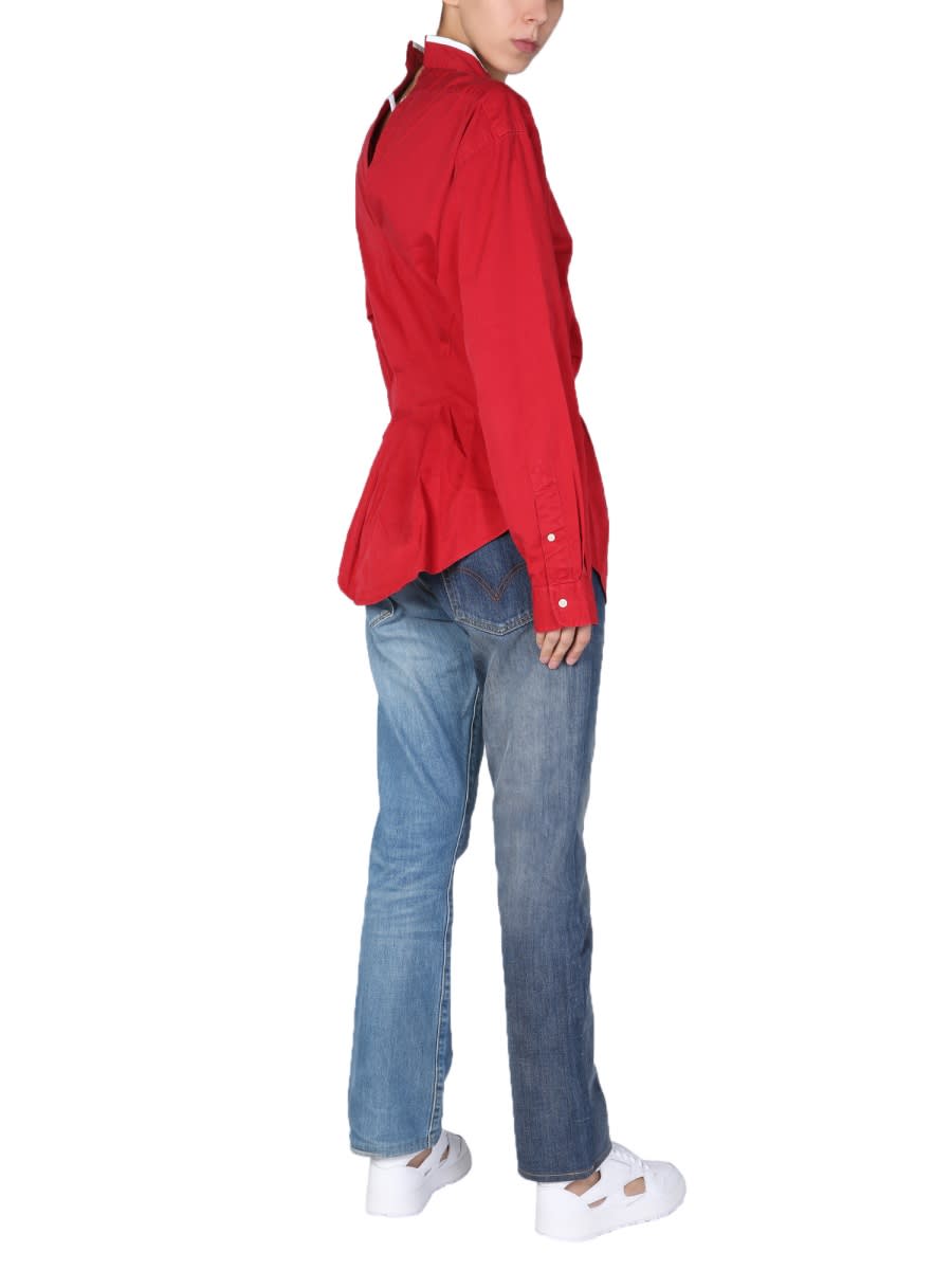 Shop 1/off Remade Shirt Ralph Lauren In Red