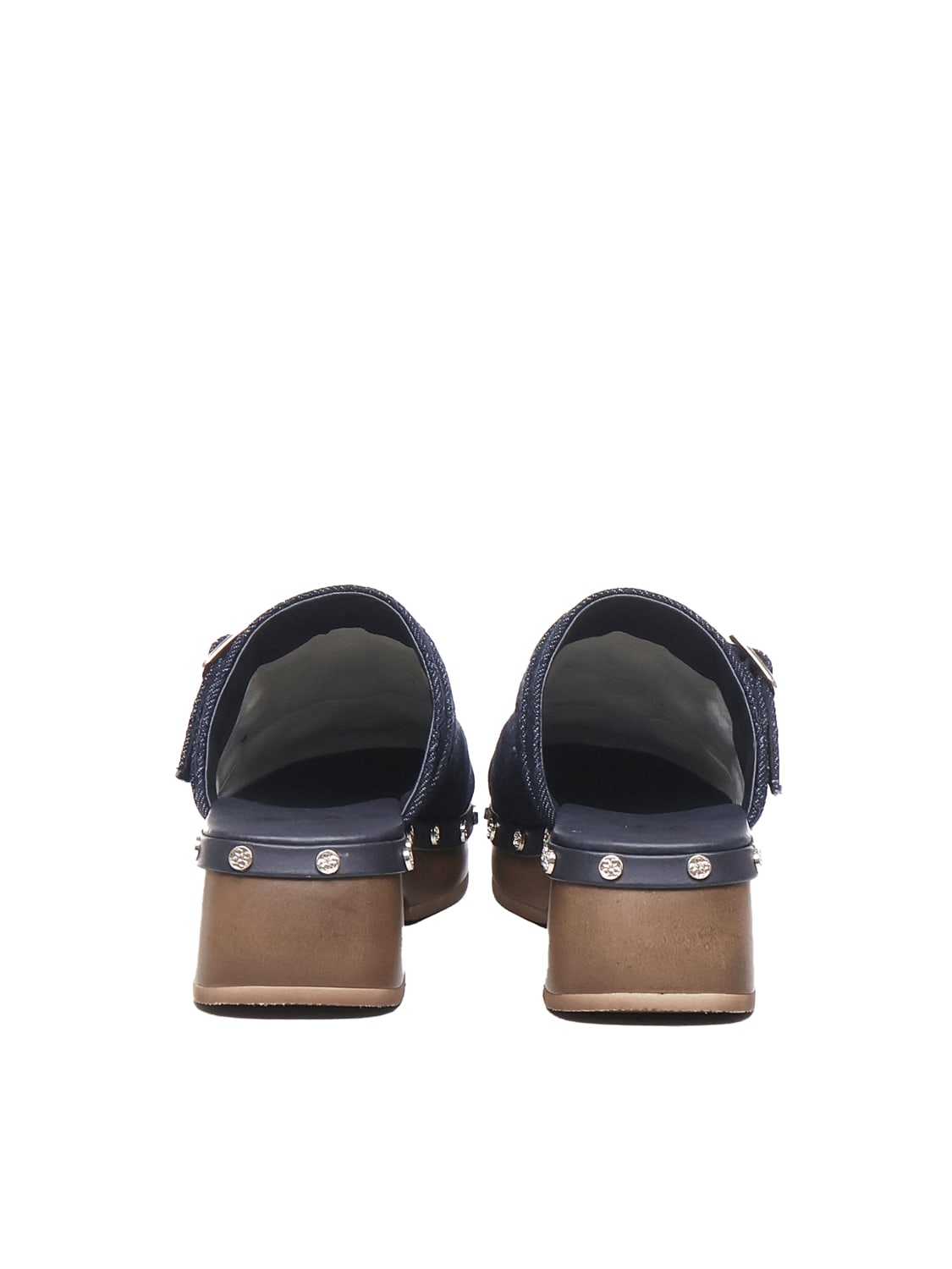V73 NYALA MULES IN DENIM