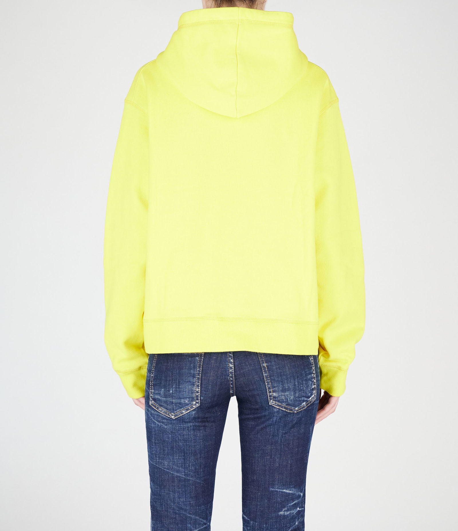 Shop Dsquared2 Sweatshirt In Yellow