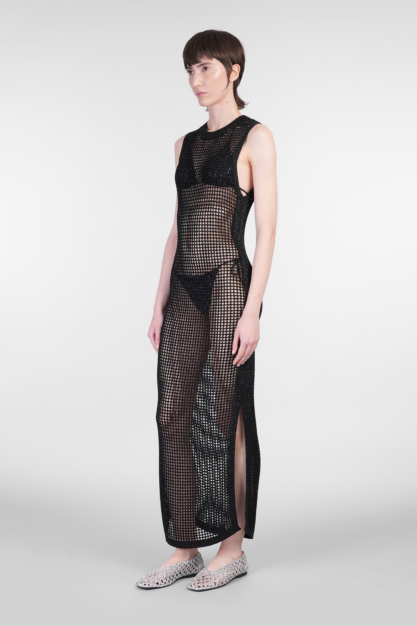 Mc2 Saint Barth Eileen In Black Viscose In Black