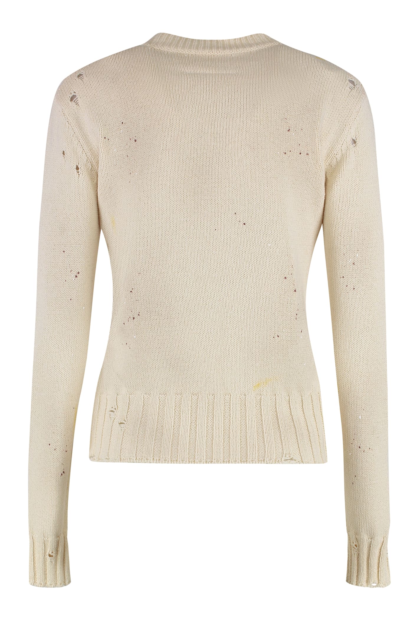 Mm6 Maison Margiela Cotton Crew-neck Sweater