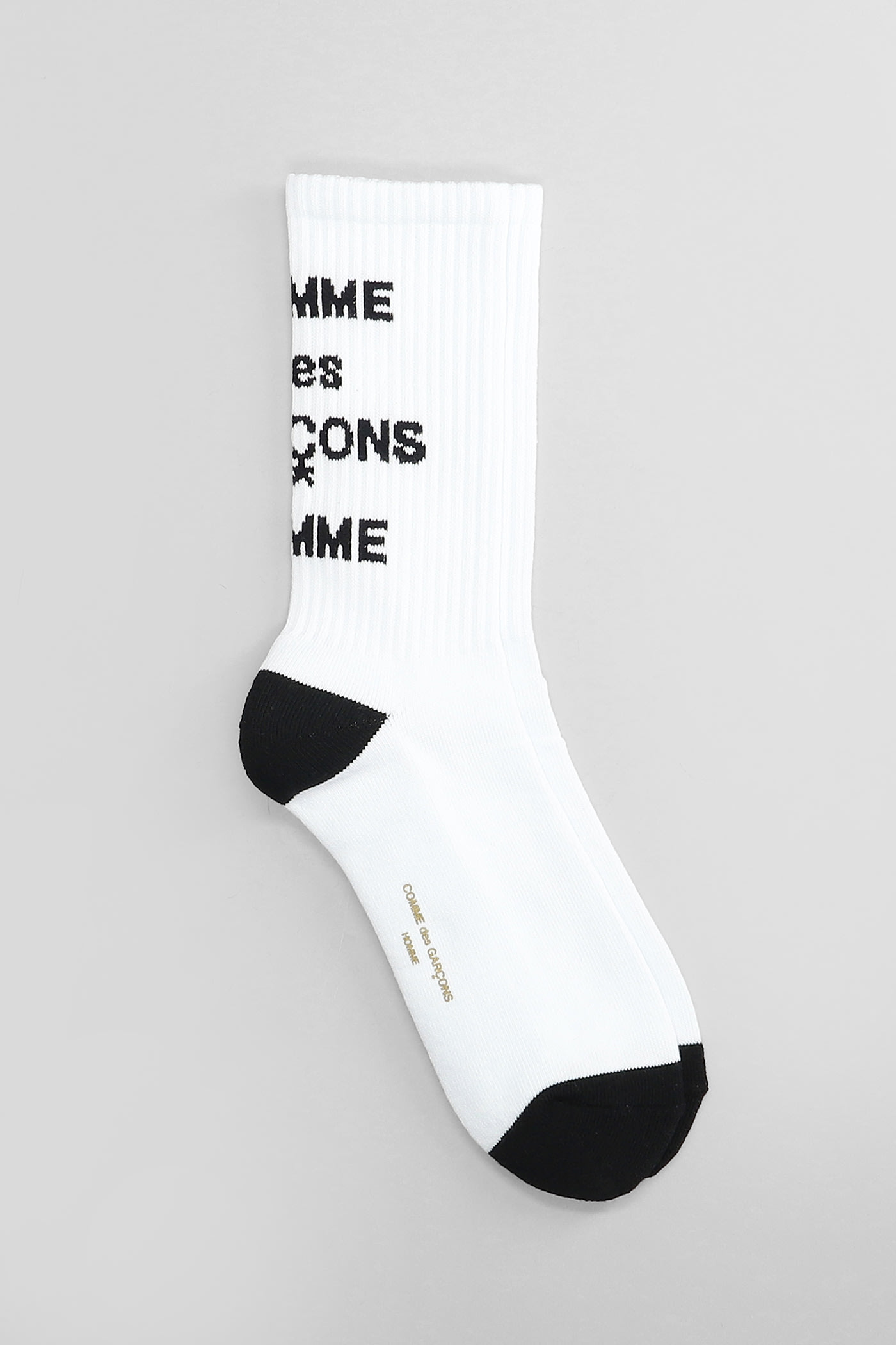 Socks In White Cotton