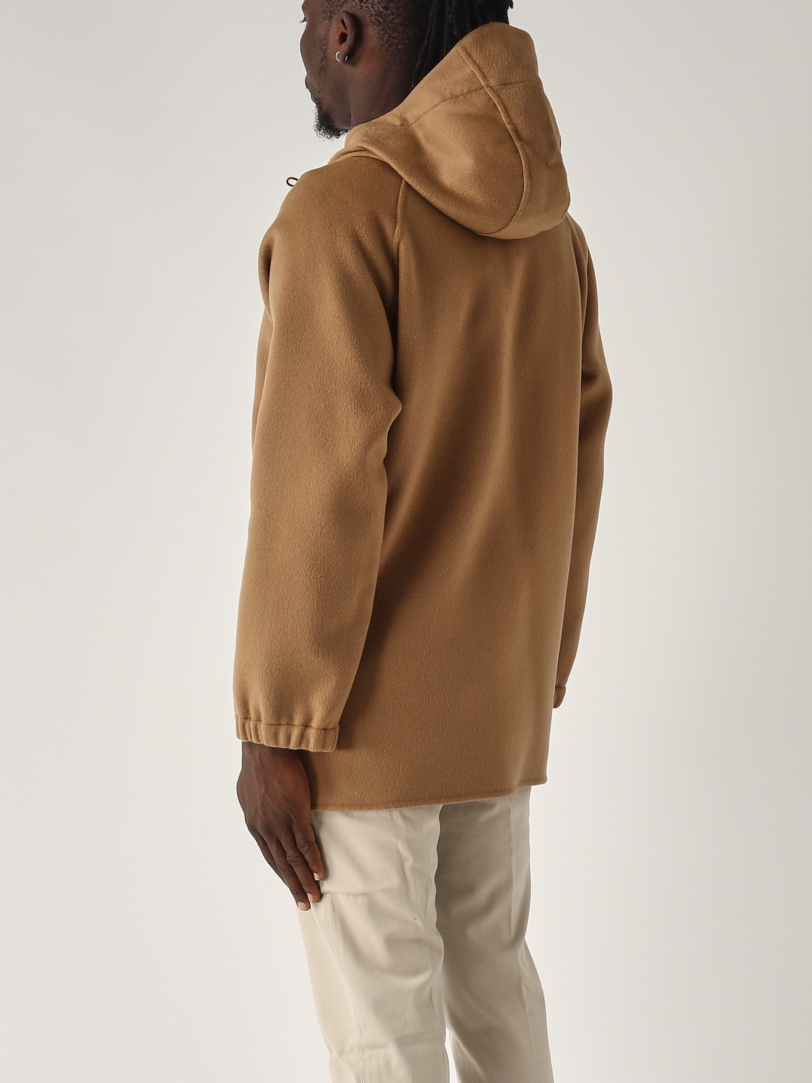 Shop Paltò Parka Full Zip Jacket In Cammello