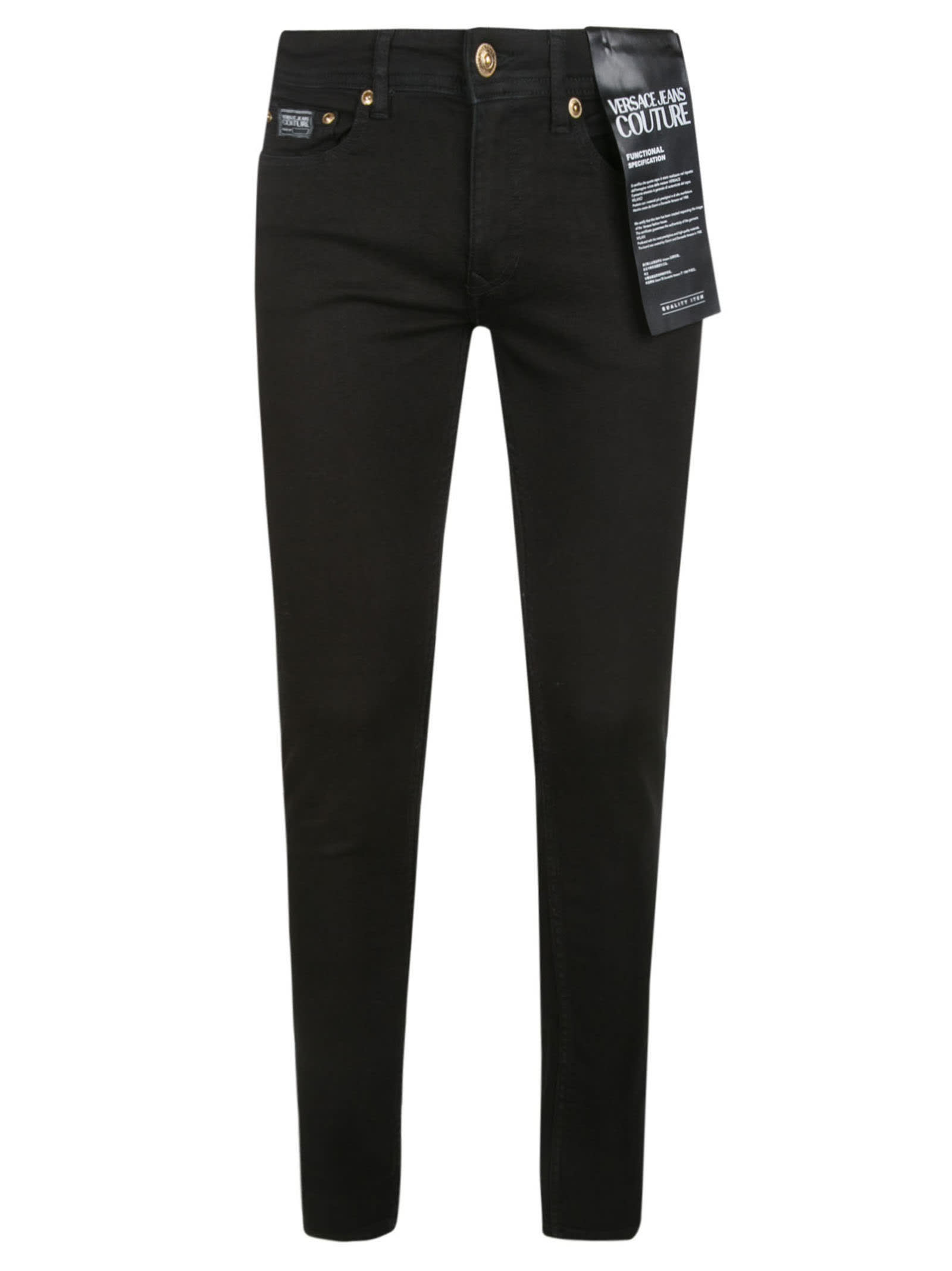 Versace Jeans Couture Buttoned Skinny Fit Jeans