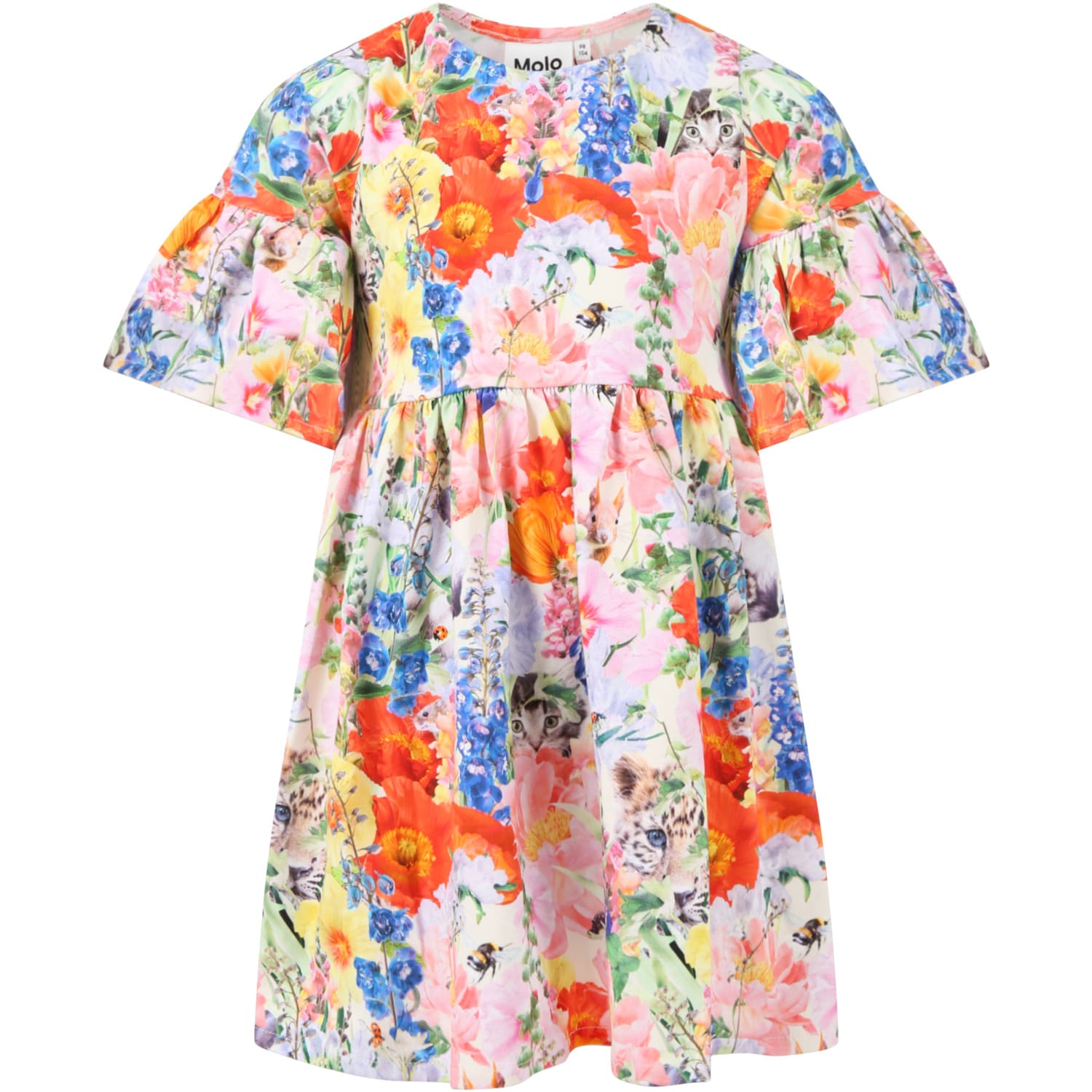 Molo Multicolor chasity Dress For Girl