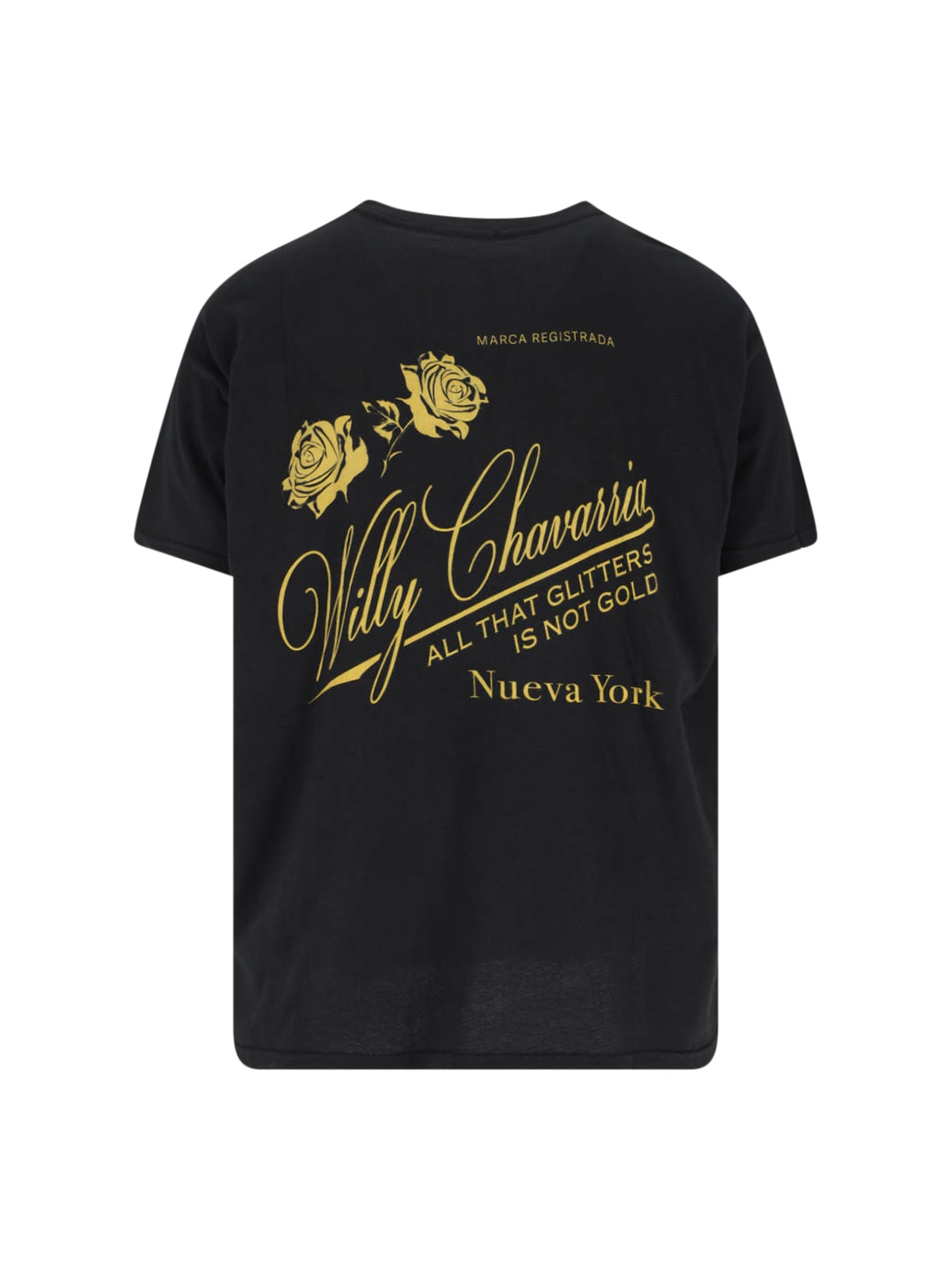 Willy Chavarria Black Proverb Easy T-shirt In Black