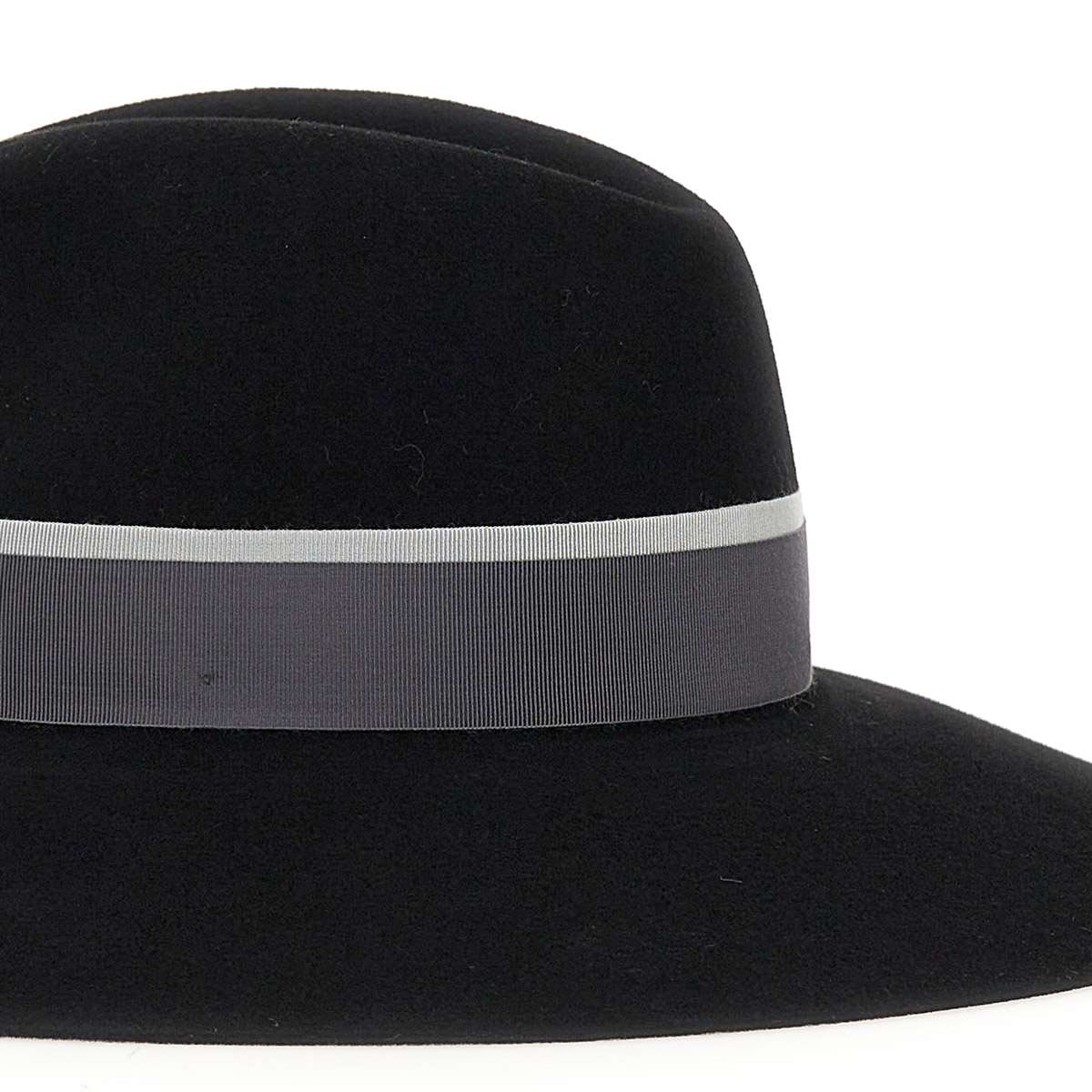Shop Borsalino Sophie Superfine Wool Hat In Black