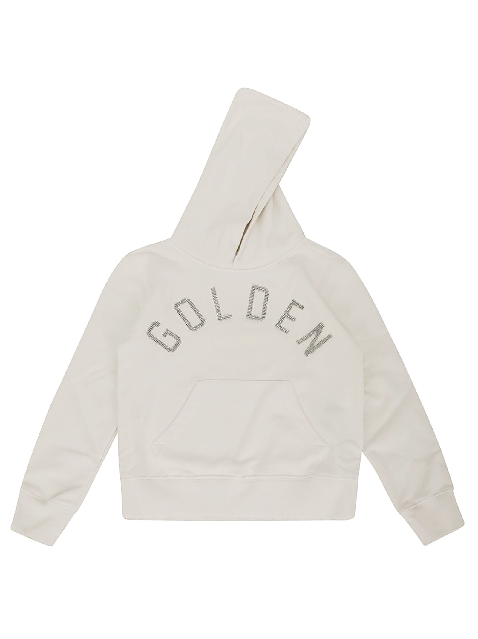 Golden Goose Journey Girls Hoodie Sweatshirt With Golden Ho