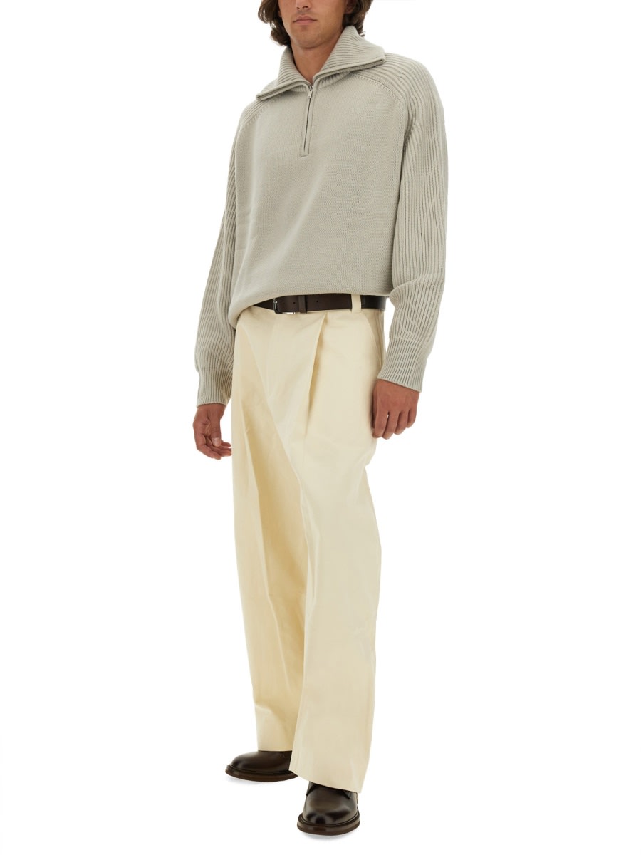 Shop Studio Nicholson Wool Jersey. In Beige