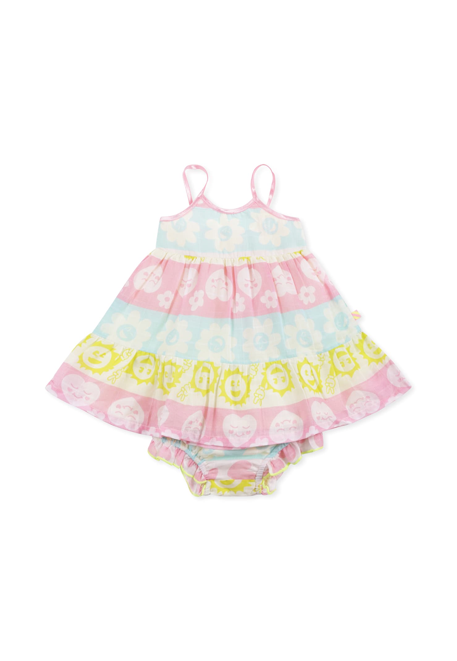 Billieblush Multicolor Dress For Baby Girl In Multicolor