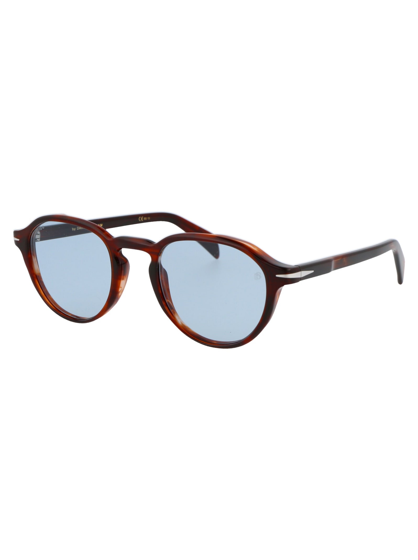 Db Eyewear By David Beckham Db 7078/s Sunglasses In Ex4/qz Brown Horn
