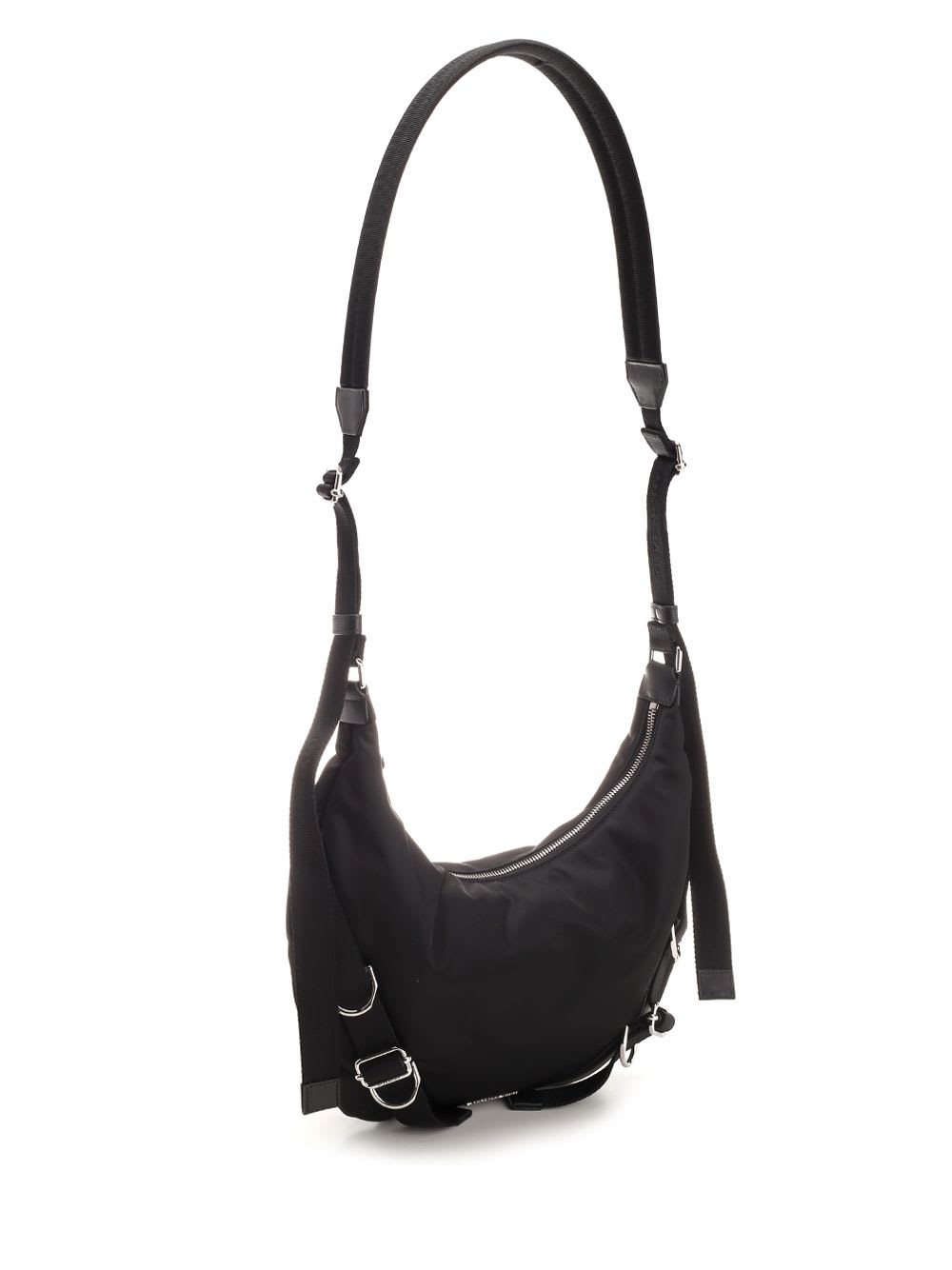 Shop Givenchy Voyou Shoulder Bag In Black