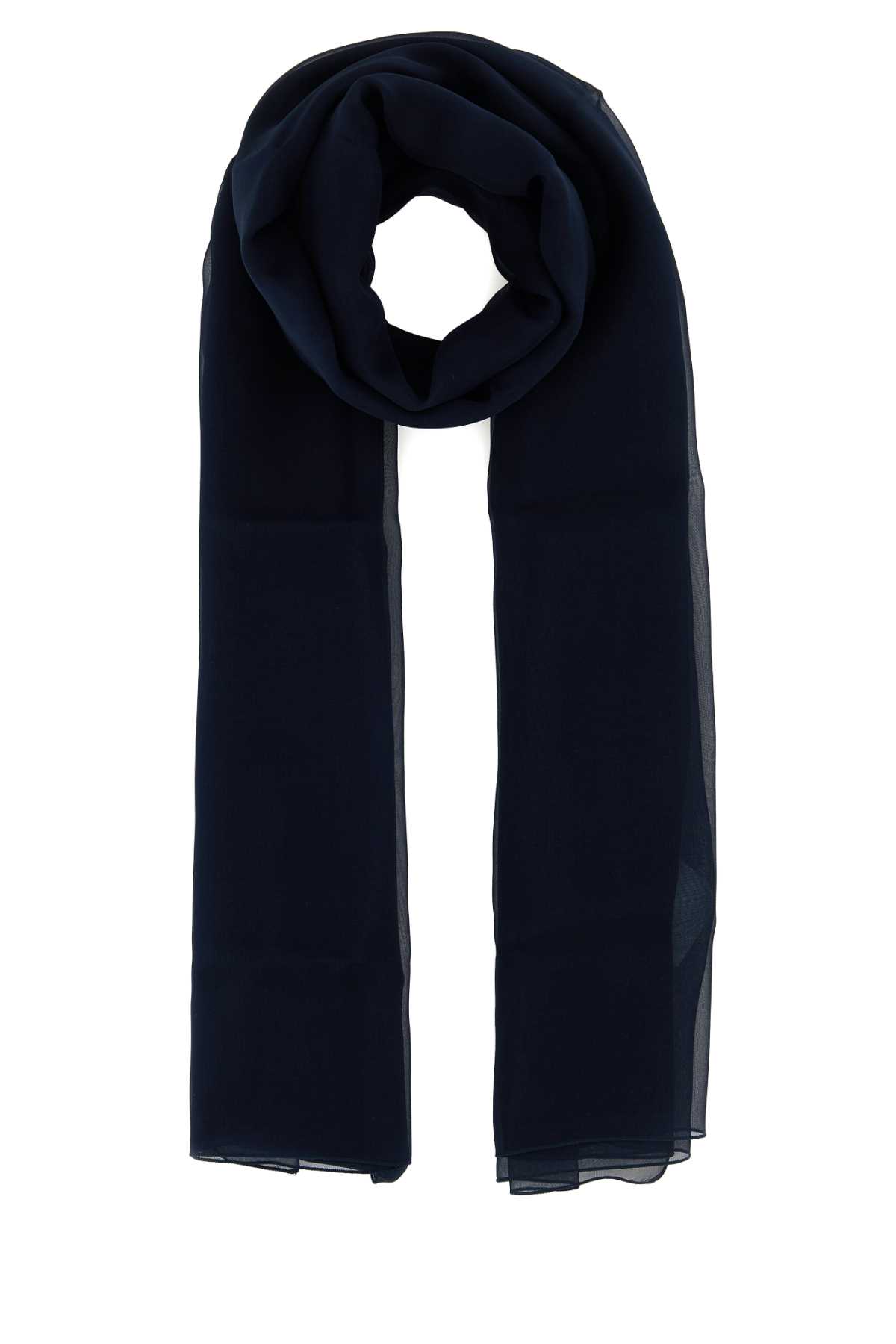 Midnight Blue Silk Foulard