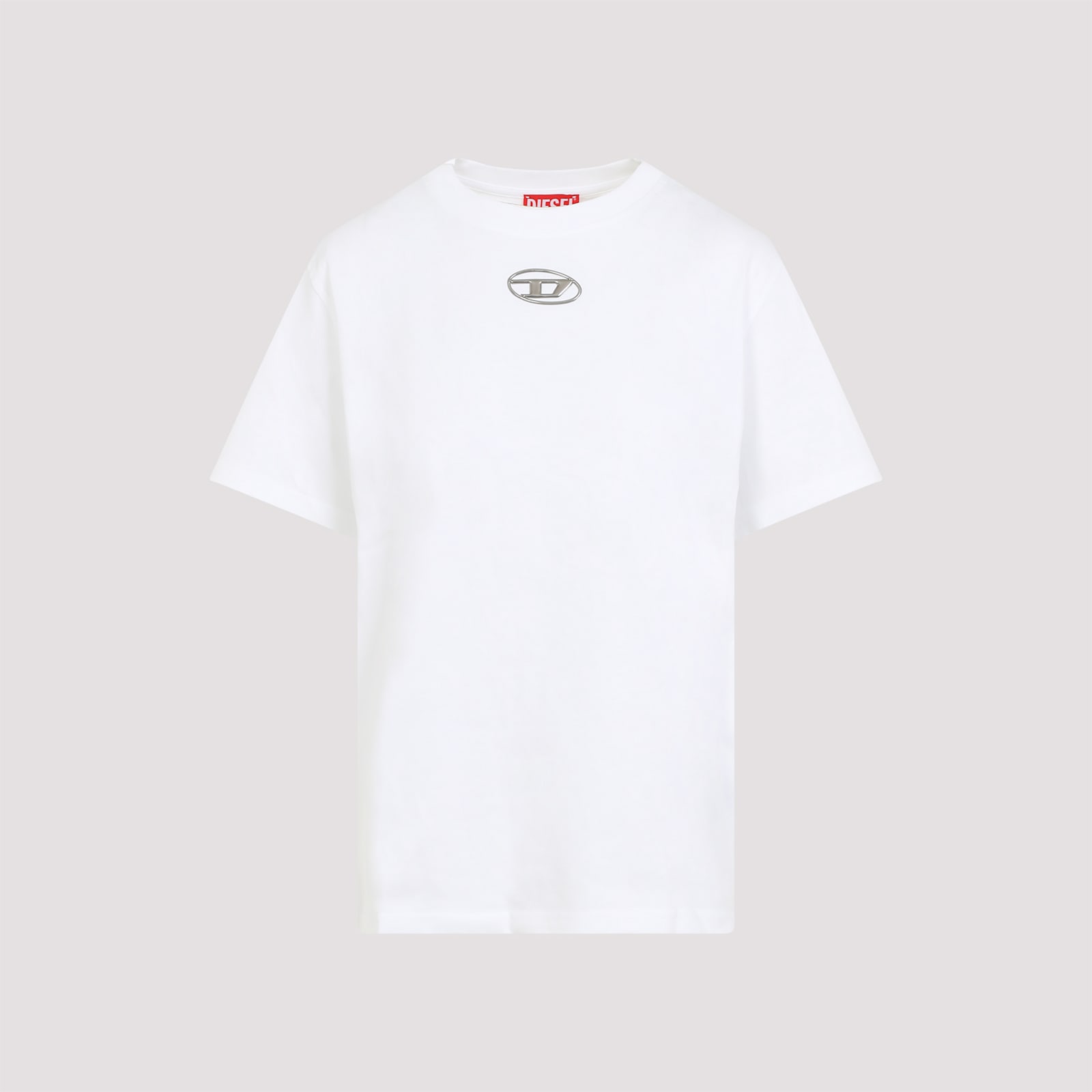 Diesel T-regs-od-q1 Tshirtr In White