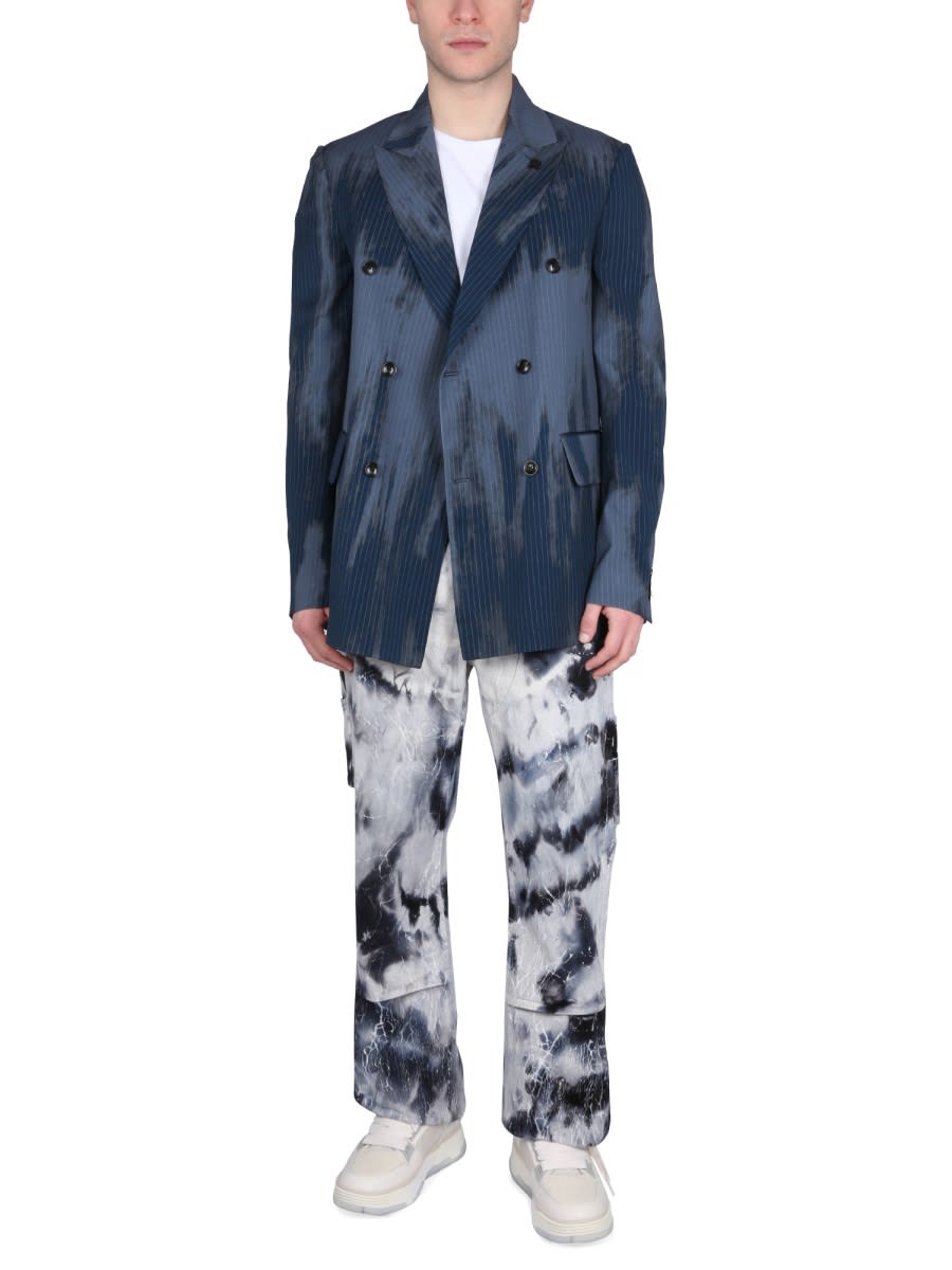 Amiri Men Relaxed Fit Jacket In Blue