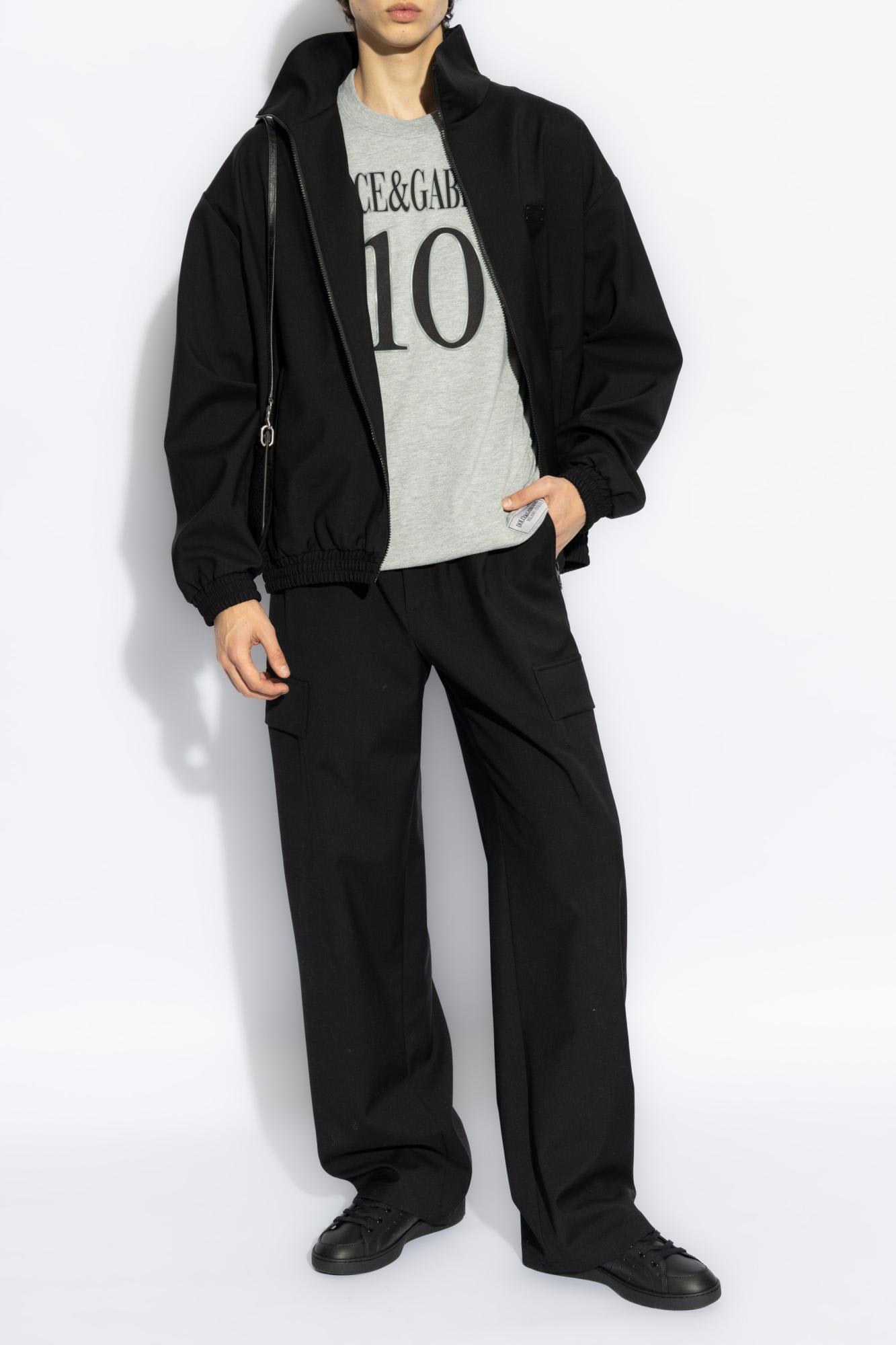 Dolce & Gabbana Wool Bomber Jacket - Men's - Wool In Black