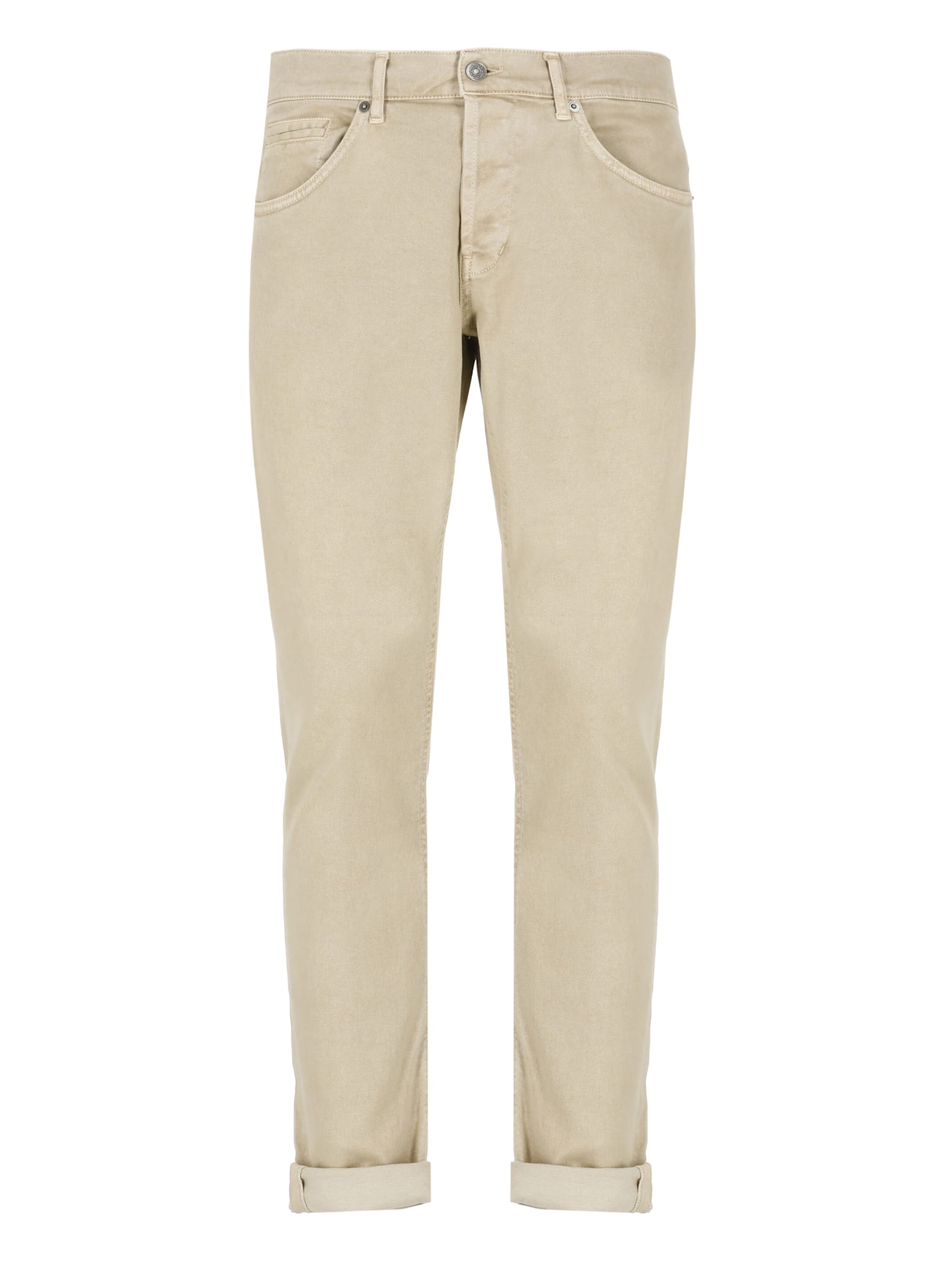 Shop Dondup George Jeans In Beige