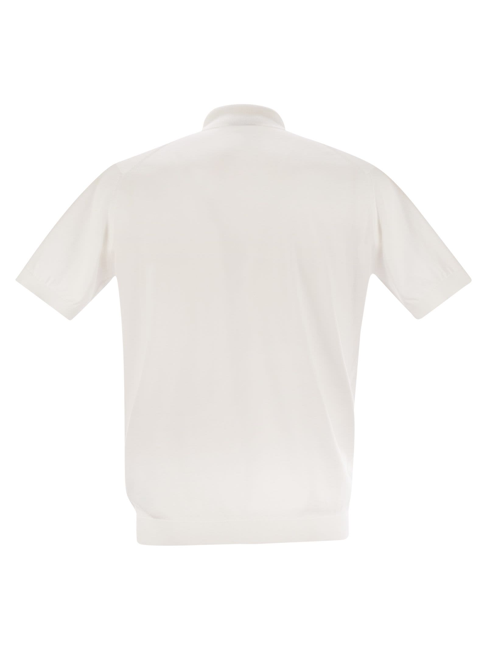 John Smedley Adrian - Cotton Short-sleeved Polo Shirt