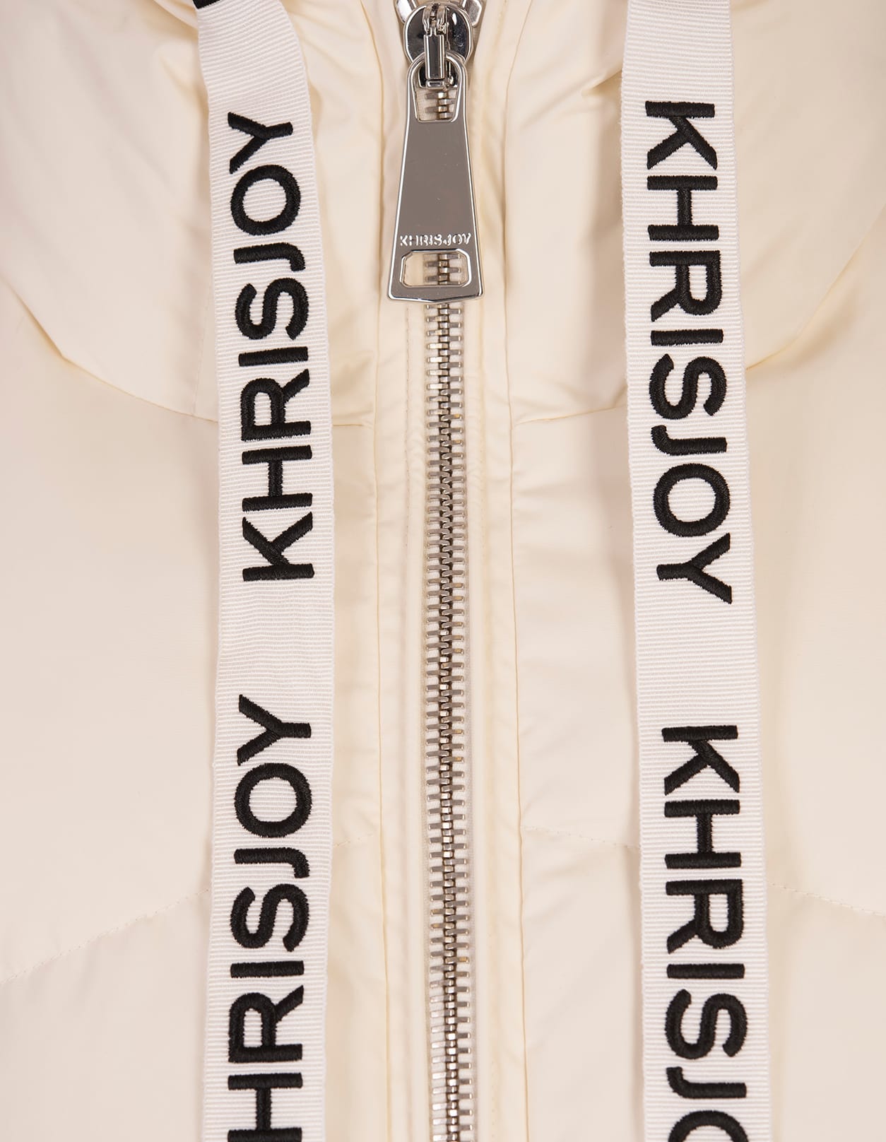 Shop Khrisjoy Butter Khris Iconic Padded Gilet In White