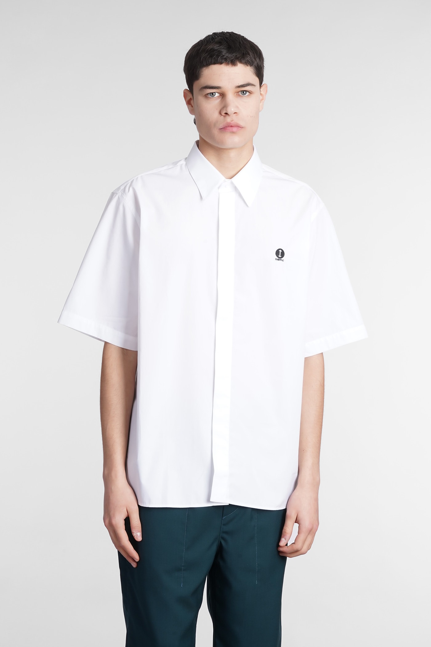 Oamc Studio Shirt In White Cotton | ModeSens