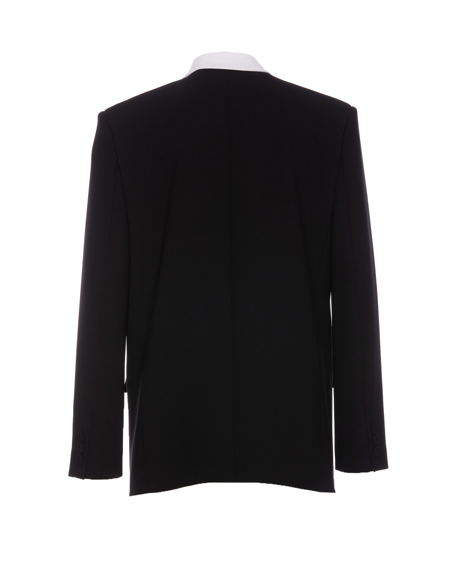 Shop Moschino Blazer In Black