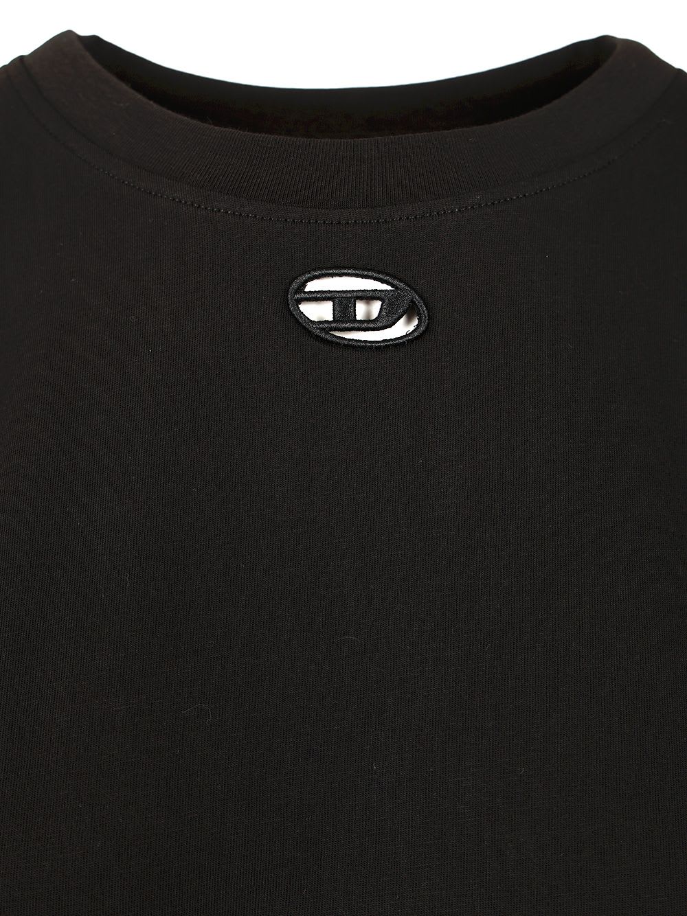 Diesel Women T-shirt With Logo In Black