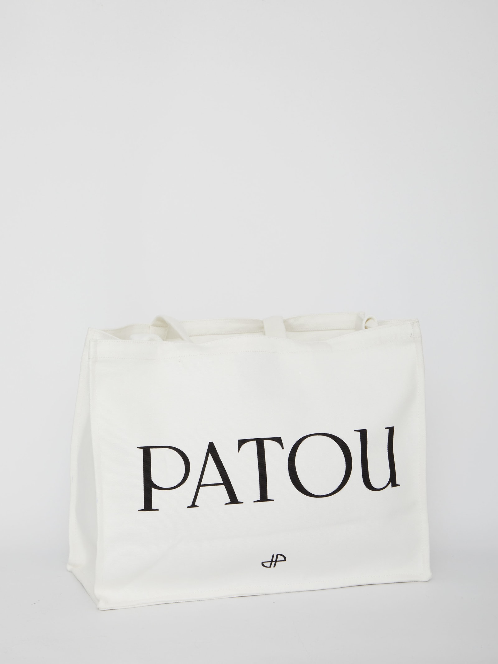 Shop Patou Large Tote Bag In Neutrals