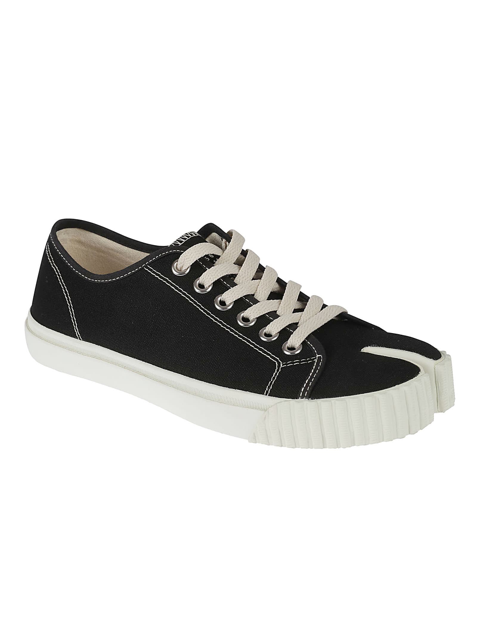 Shop Maison Margiela Mntabi Sneakers In Black