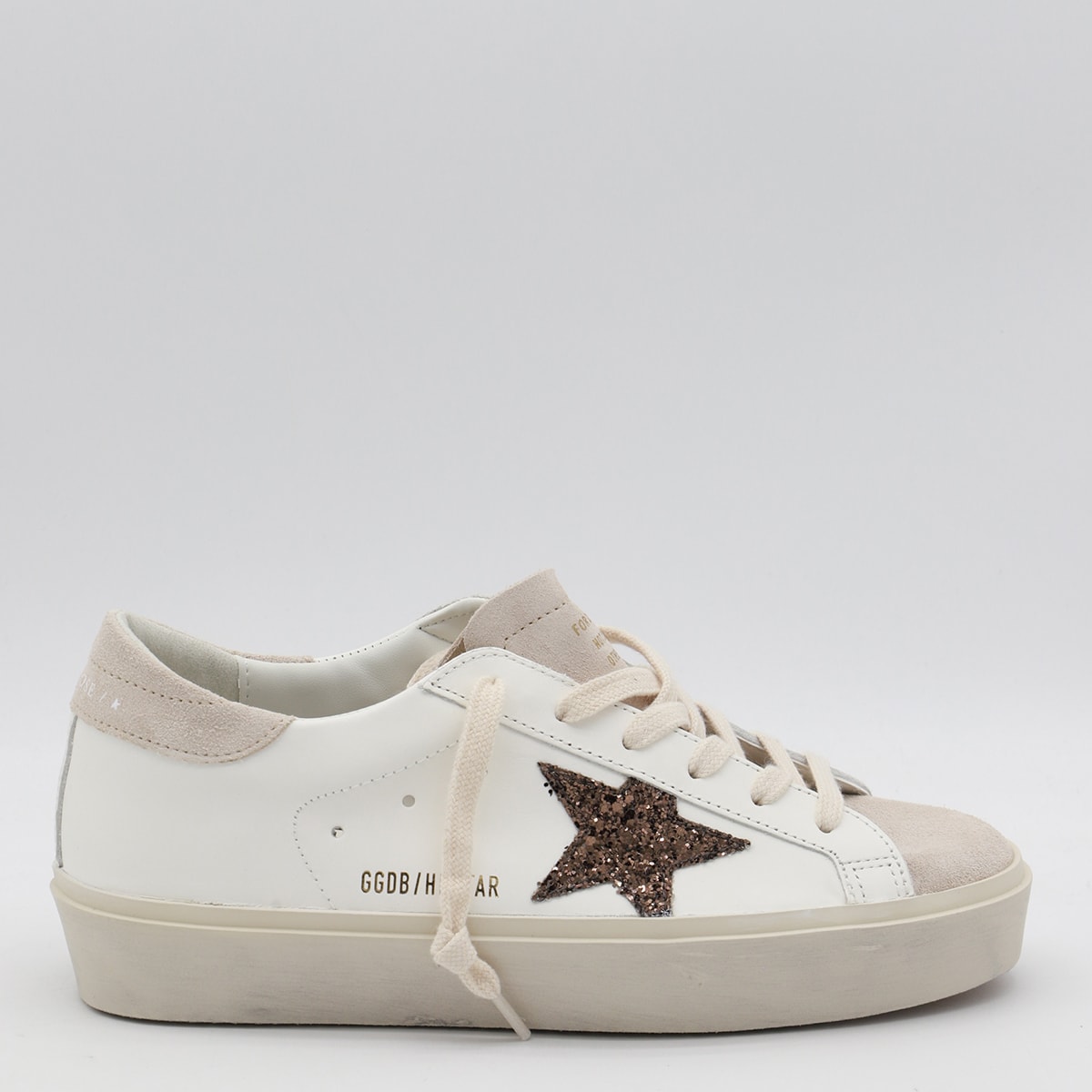 hi Star White Leather Sneakers