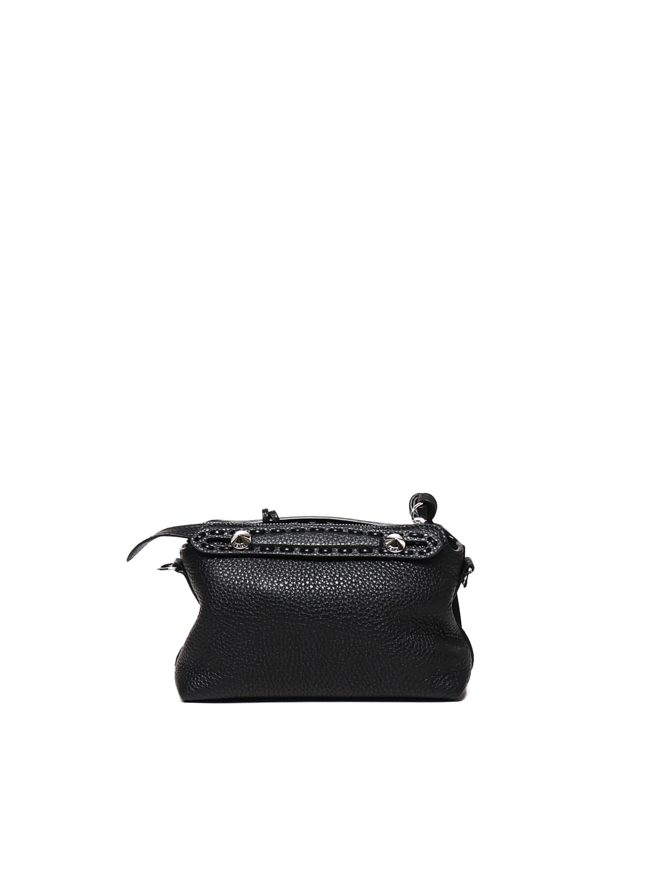 Fendi Mini By The Way In Calfskin In Black